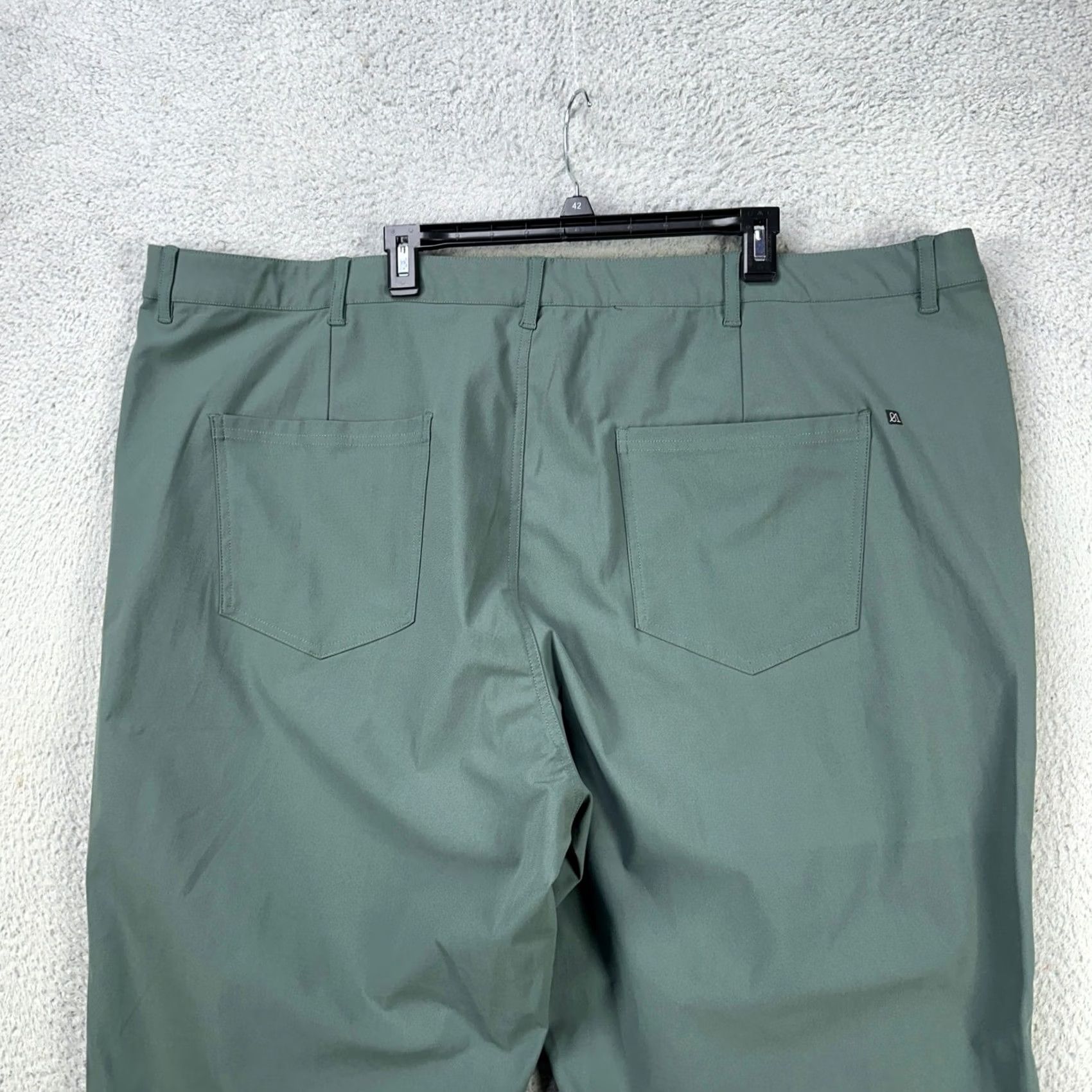 Vintage 01.Algo Mens Chino Golf Pants 44 Green Flat Front Straight Leg Pockets NEW Size US 44 / EU 60 - 2 Thumbnail