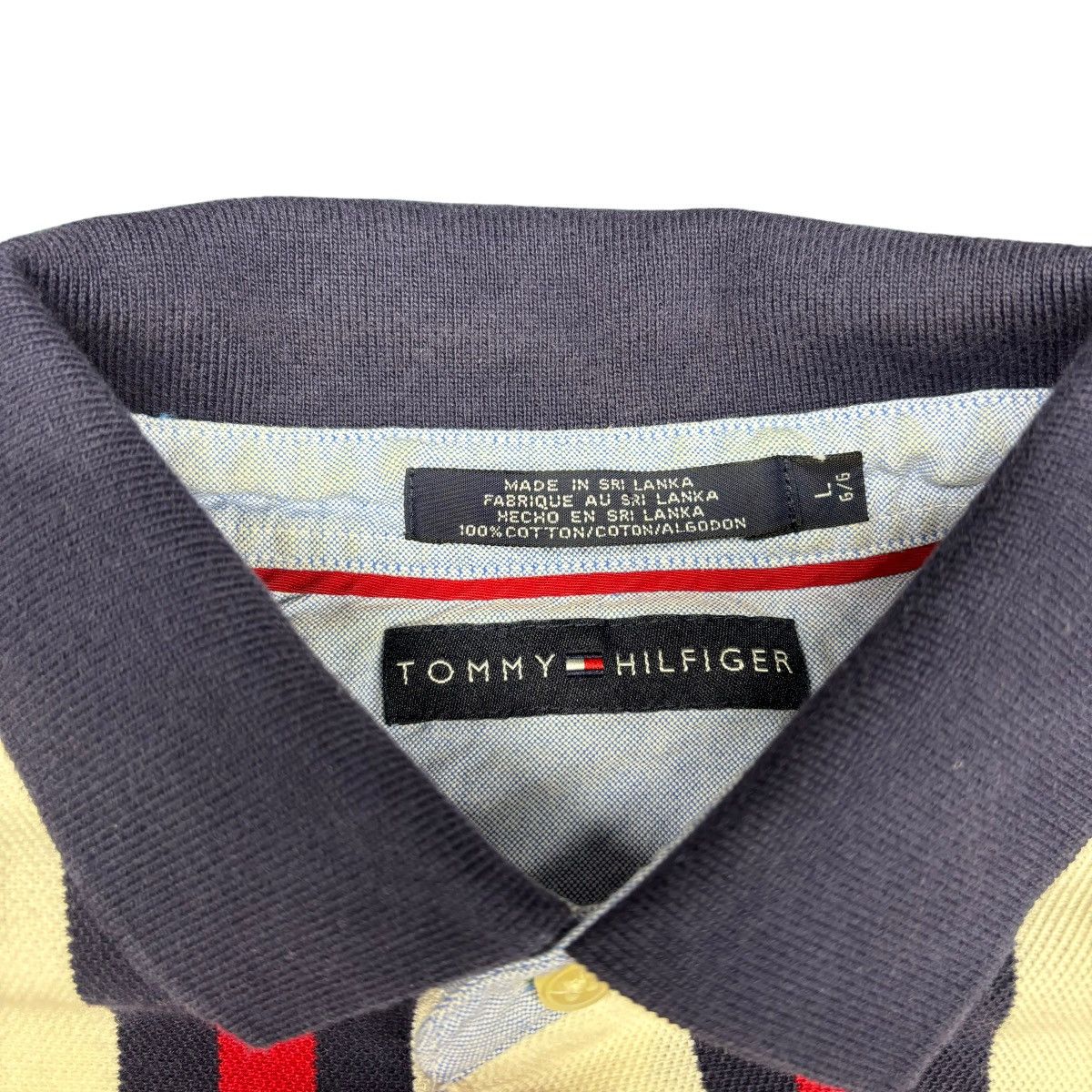 Tommy Hilfiger × Vintage Vintage Tommy Hilfiger Polo Shirt Size US L / EU 52-54 / 3 - 4 Thumbnail