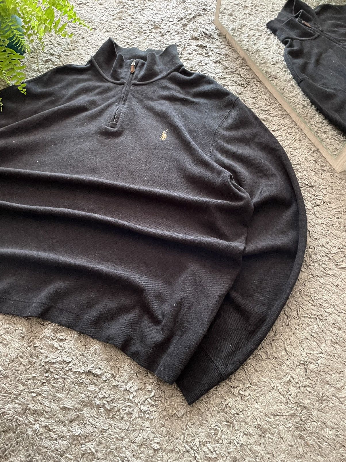 Polo Ralph Lauren × Vintage Polo Ralph Lauren 1/3 Zip Sweatshirt Streetwear Vintage Logo Size US L / EU 52-54 / 3 - 4 Thumbnail