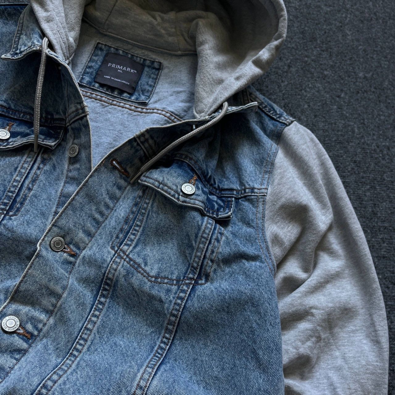 Primark Vtg Western Denim Jacket With Hood Size XL Primark 00s USA Size US XL / EU 56 / 4 - 10 Thumbnail
