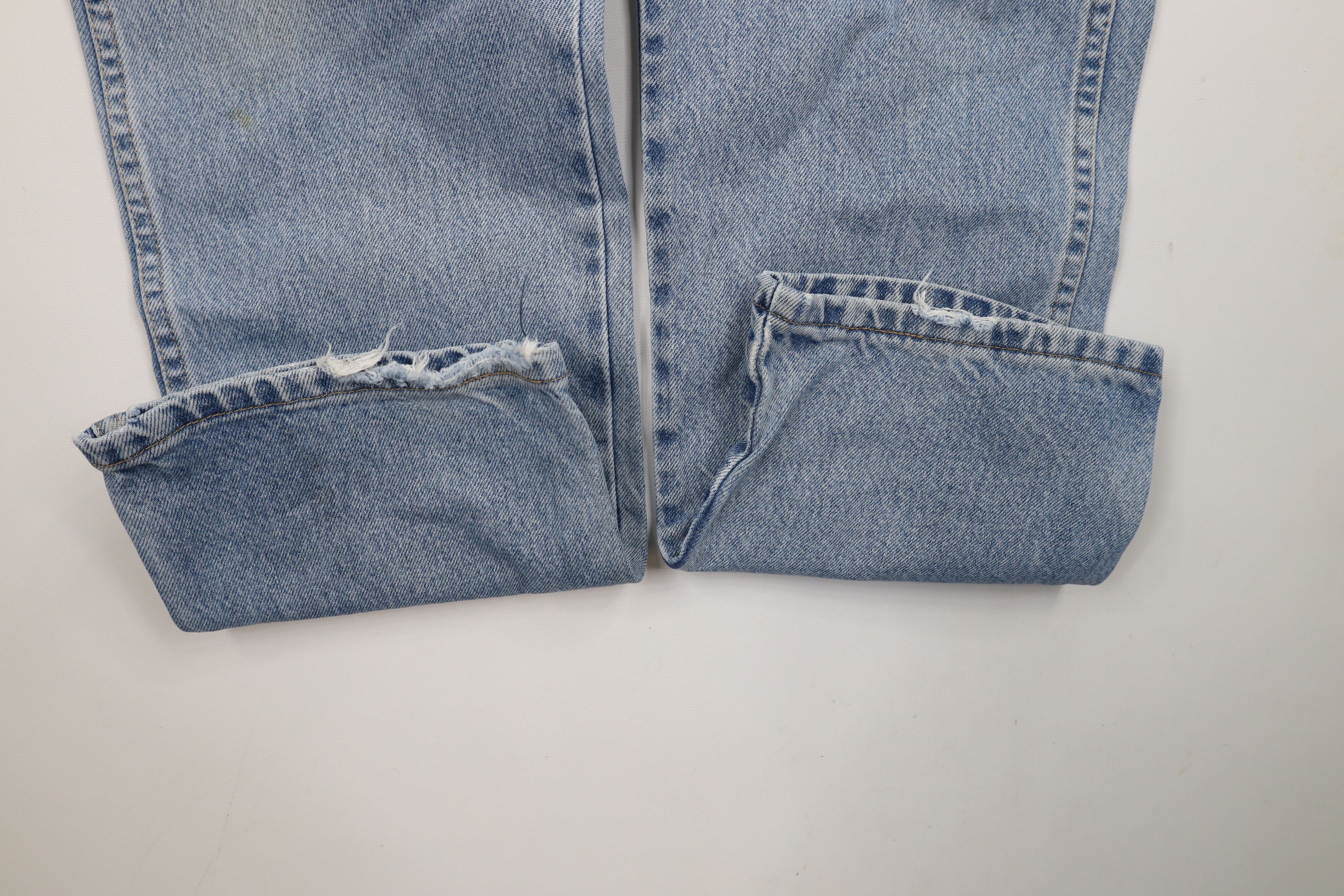 Cabelas × Vintage Vintage 90s Cabelas Spell Out Straight Leg Denim Jeans Blue Size US 34 / EU 50 - 5 Thumbnail