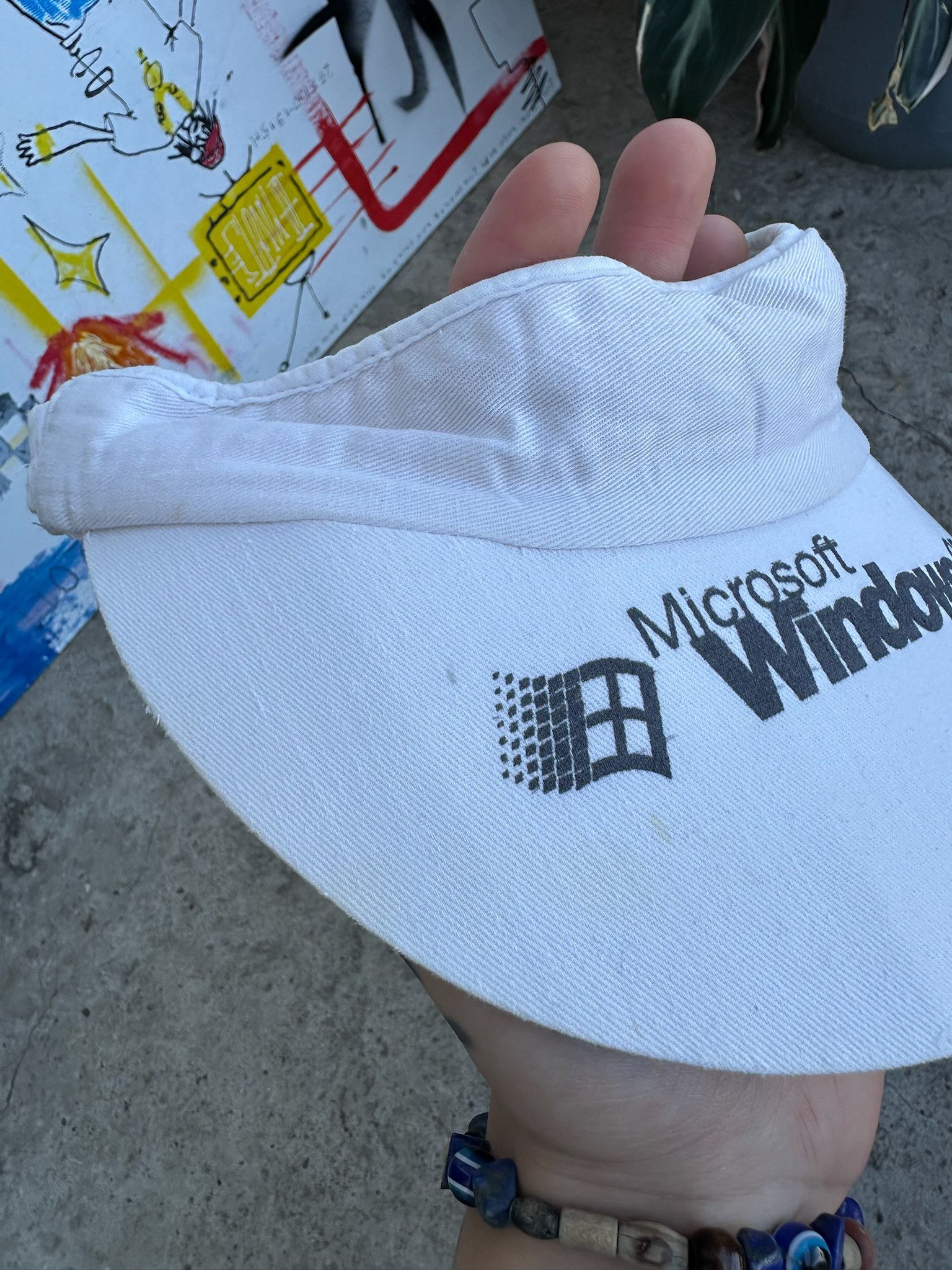 Vintage Microsoft Windows 1995 90s Vintage Logo Rare Promo Cap Hat Size ONE SIZE - 15 Thumbnail