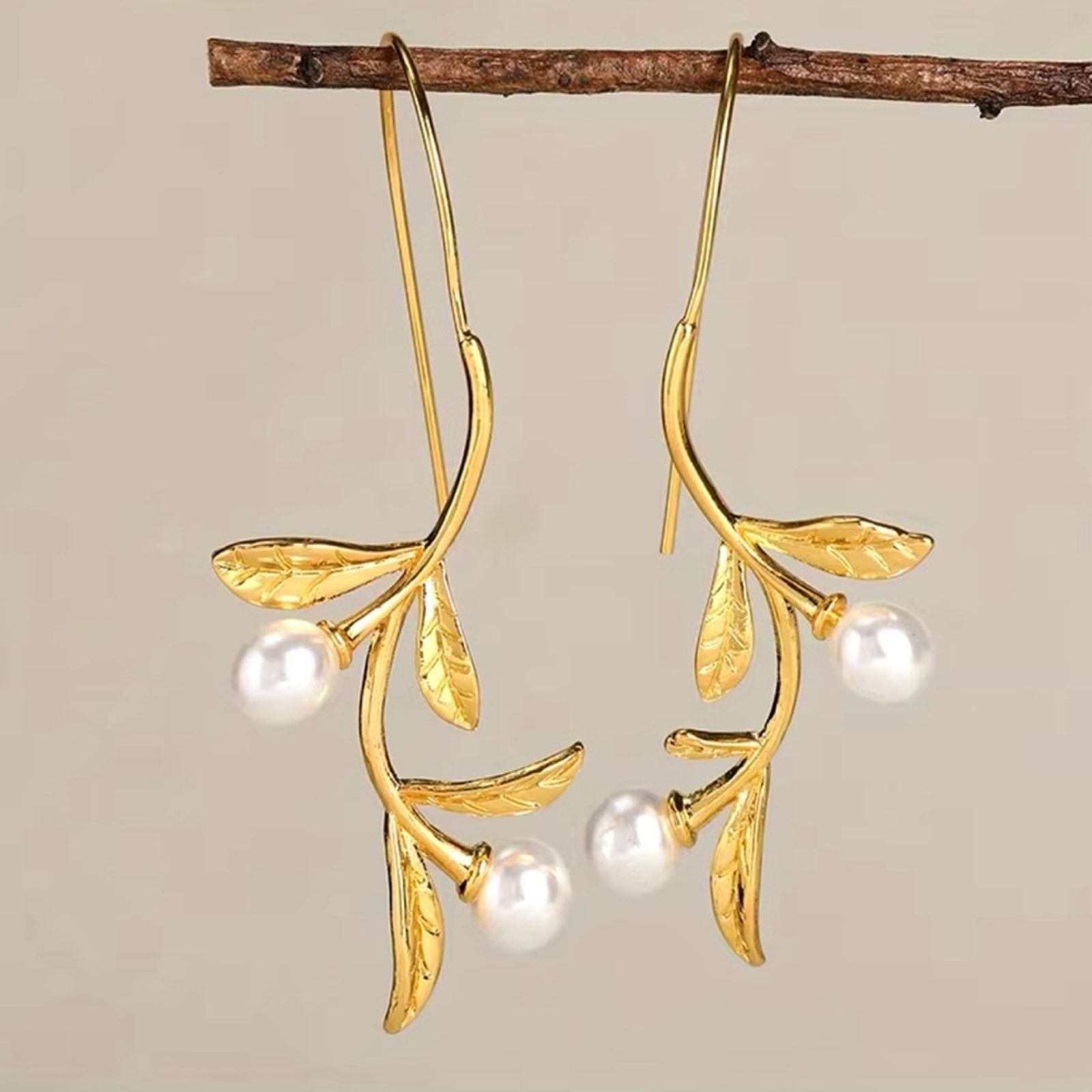 Other Delicate flower Leaf Earrings Size ONE SIZE - 1 Thumbnail