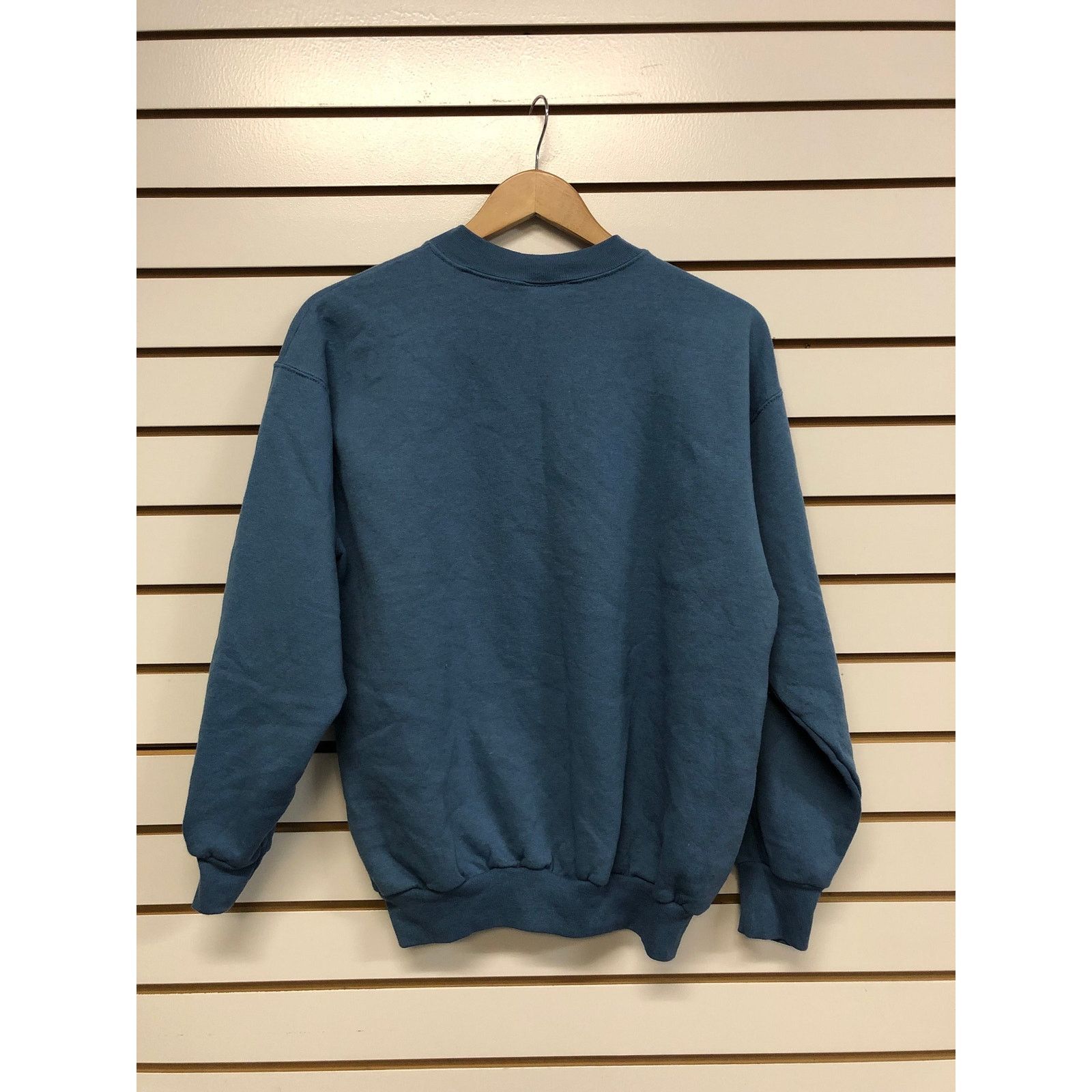 Hanes Vintage blank blue Sweatshirt size medium 1990s 80s Size US M / EU 48-50 / 2 - 4 Thumbnail