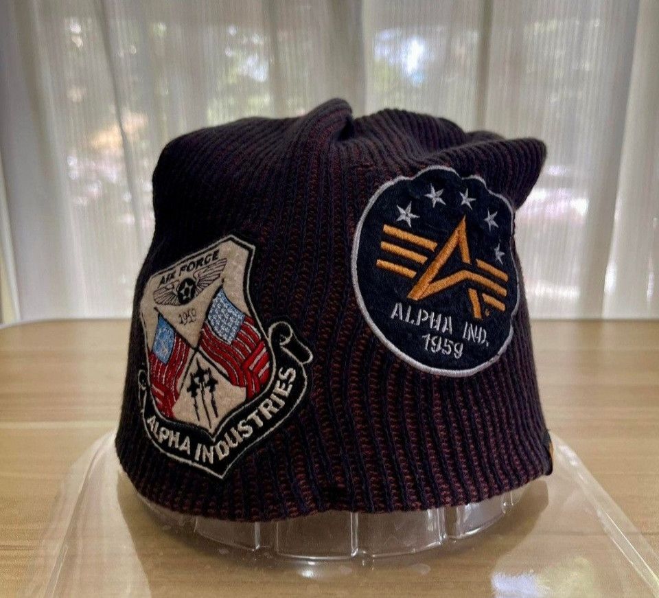 Alpha Industries Alpha Industries Knit Beanie Cap Size ONE SIZE - 3 Thumbnail