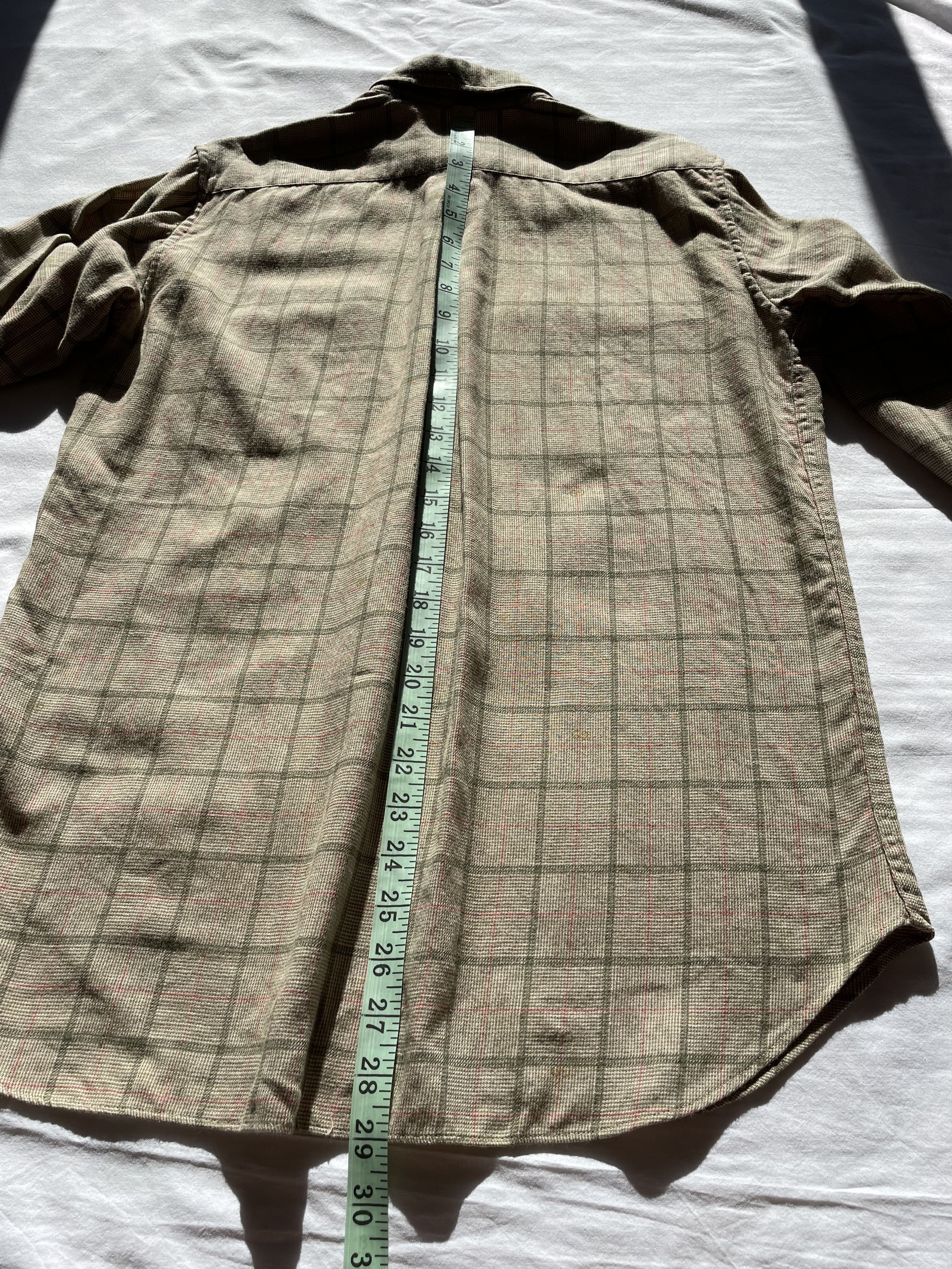 Gucci × Tom Ford × Vintage Gucci Shirt Check Monogram Vintage Men 1970s Size US S / EU 44-46 / 1 - 18 Thumbnail