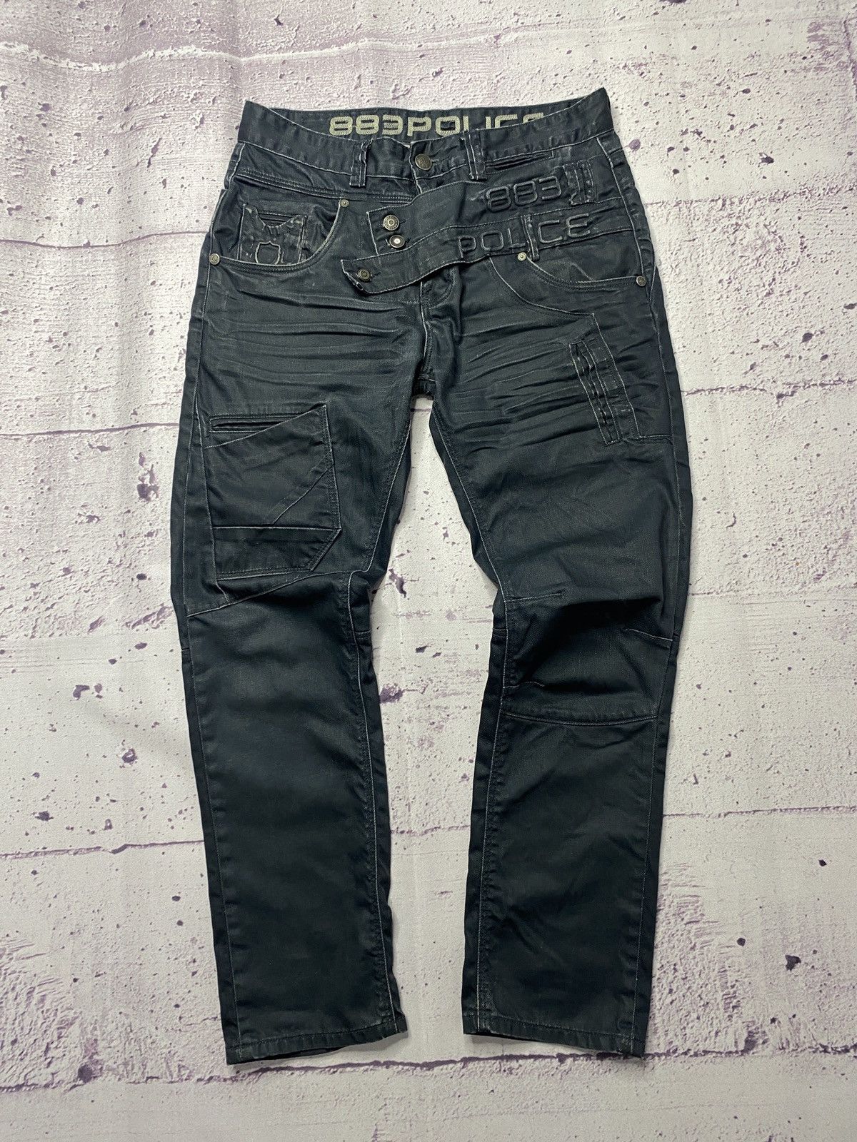 Other Multipocket 883 Police Denim Pant AvantGarde Japanese Size US 32 / EU 48 - 1 Thumbnail