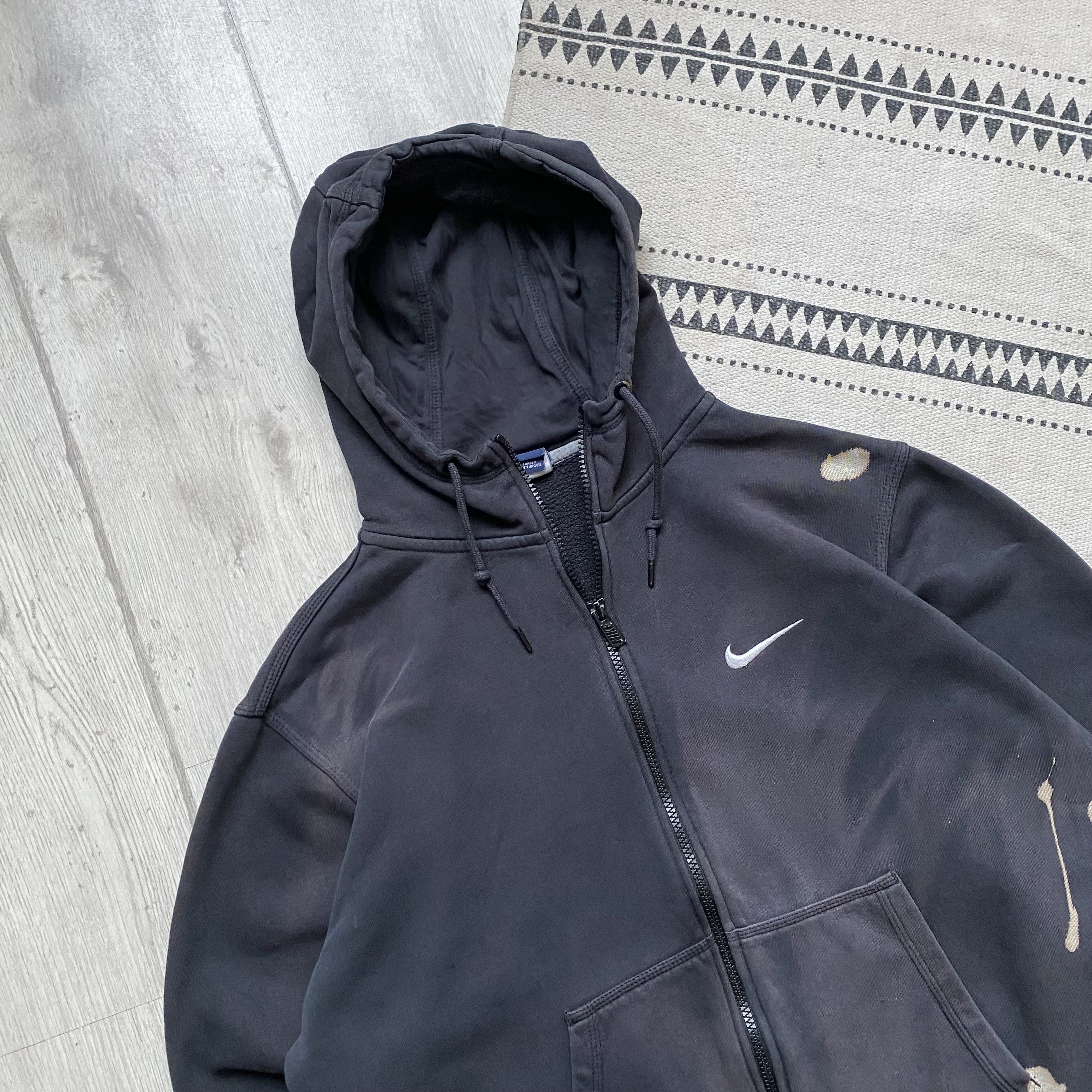 Nike Vintage Sun Faded Nike zip hoodie Cropp Work style Size US M / EU 48-50 / 2 - 2 Thumbnail