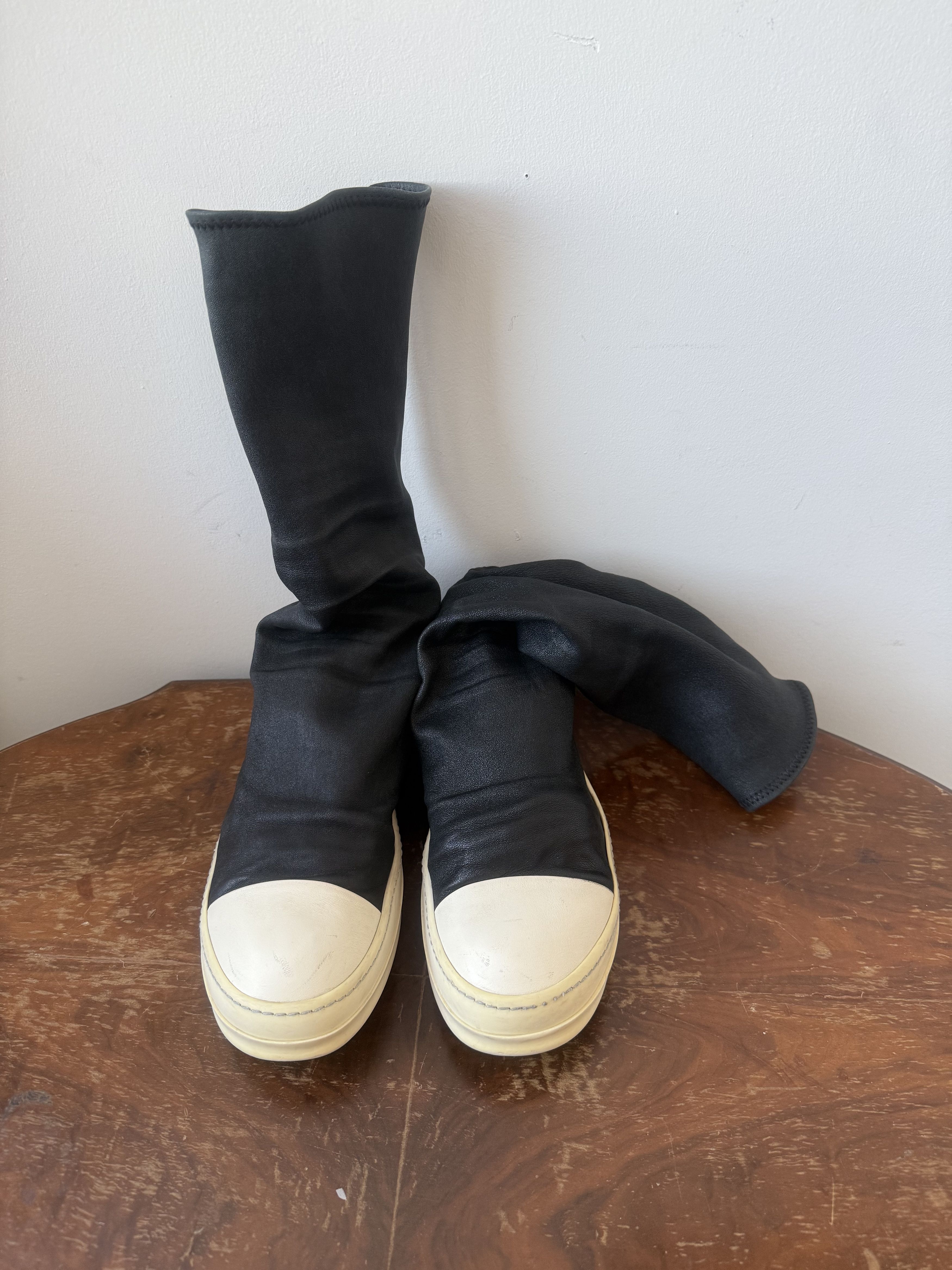 Rick Owens Rick Owens Mainline Leather Sock Ramones Size US 10 / EU 43 - 2 Thumbnail