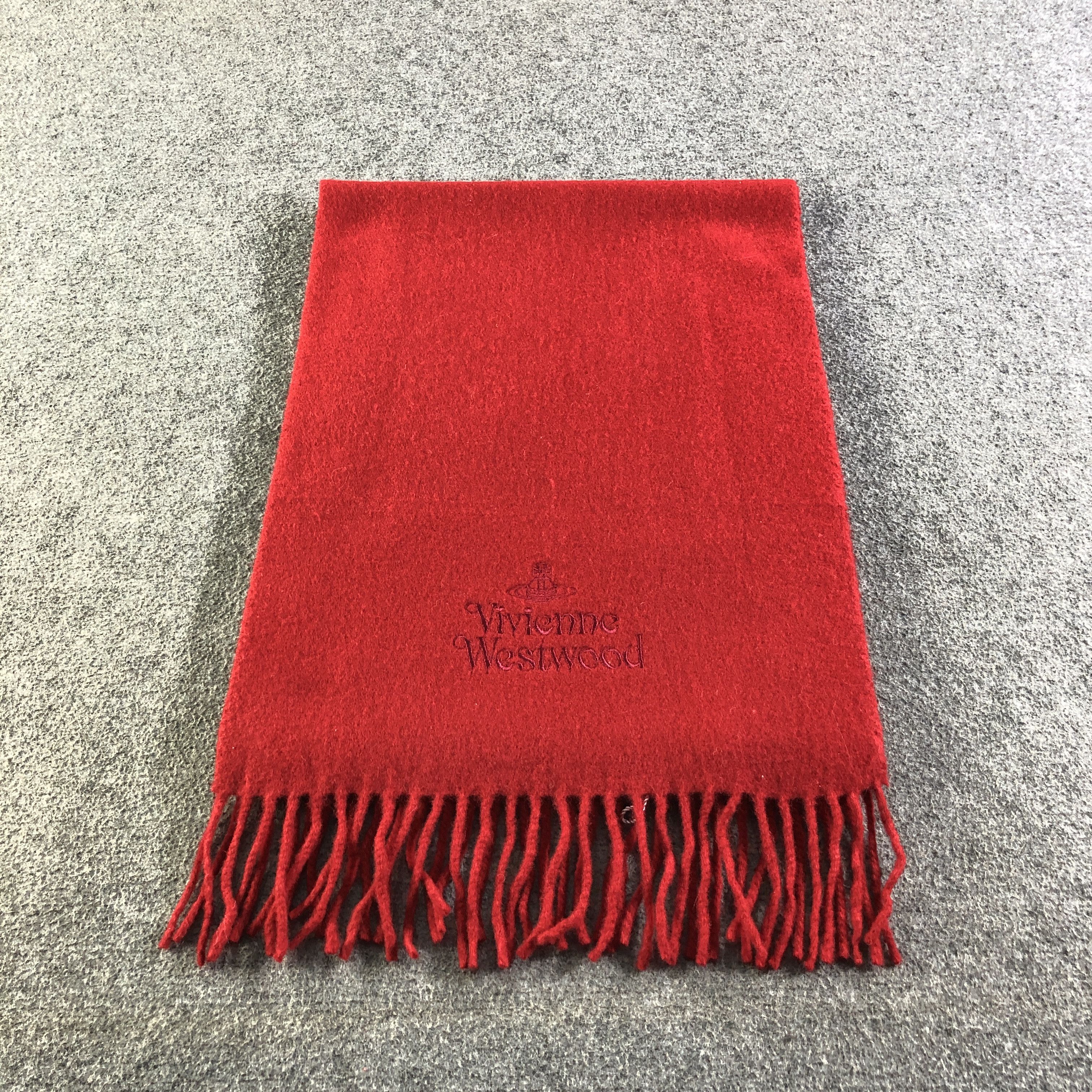 Vivienne Westwood Vivienne Westwood Wool Scarf Muffler V2677 Size ONE SIZE - 2 Thumbnail