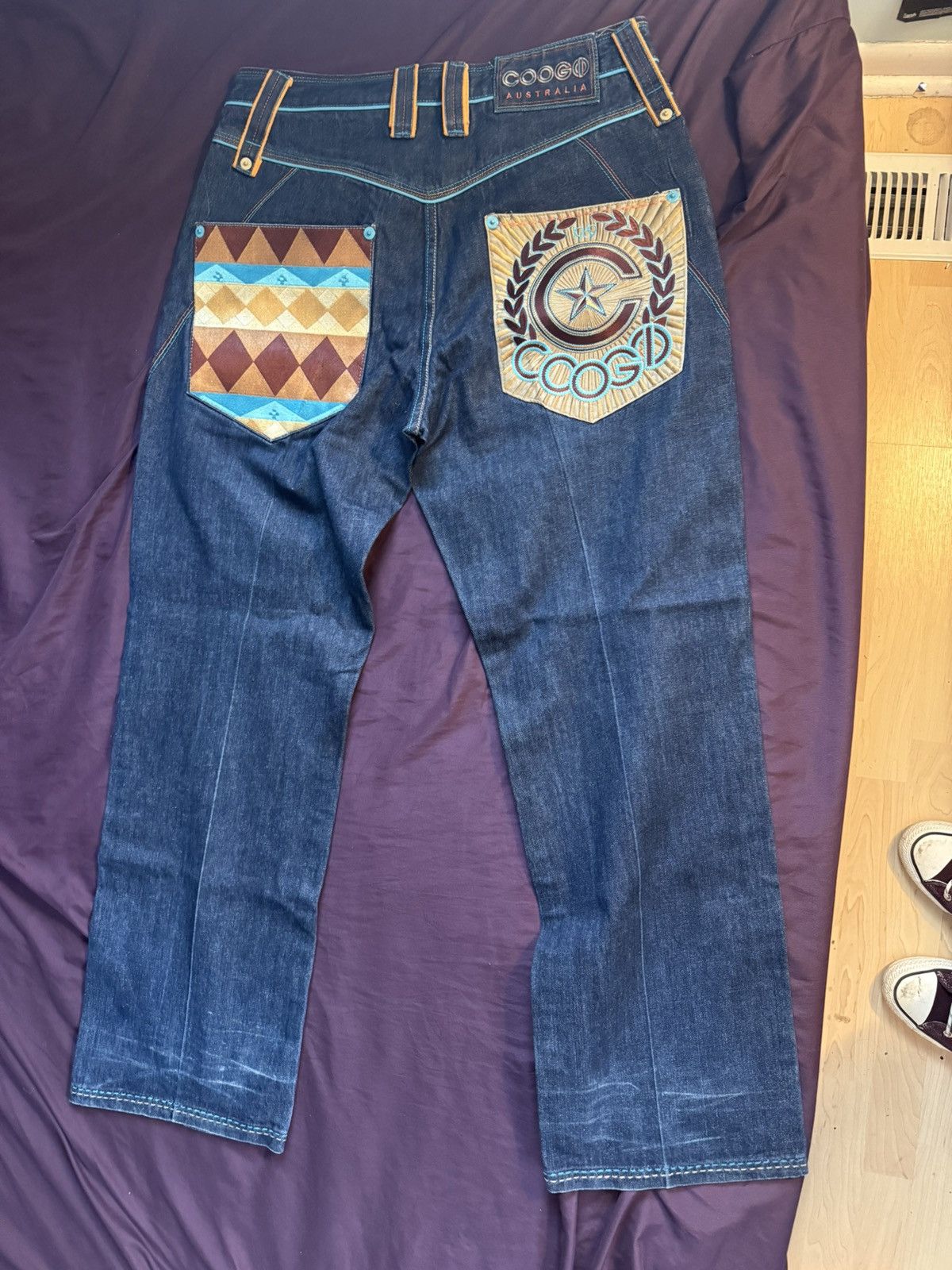 Coogi Coogi jeans blue and orange y2k Size US 36 / EU 52 - 2 Thumbnail
