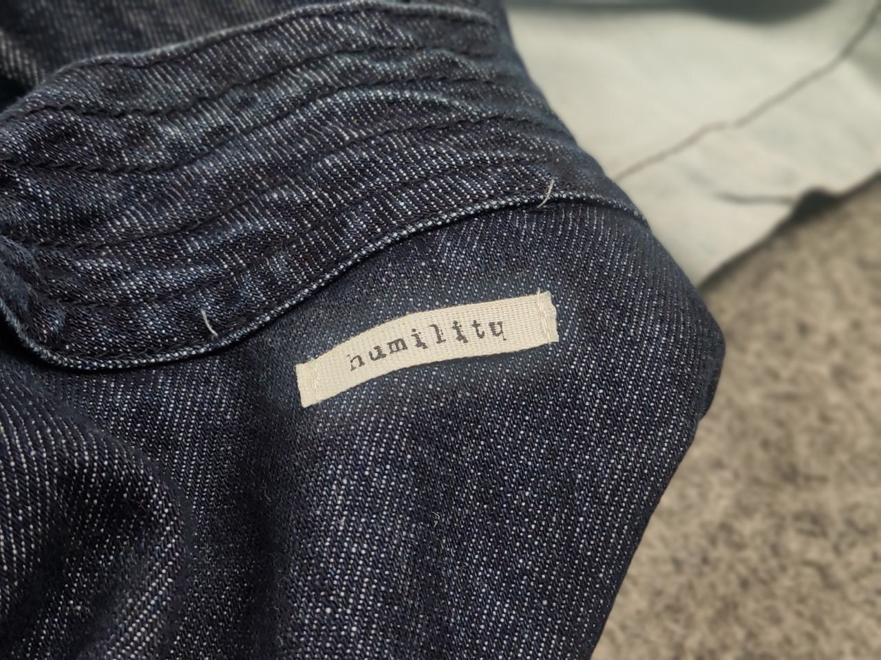 Vintage Humility 1949 Design Long Cardigan Gradient Blue denim Size L / US 10 / IT 46 - 11 Thumbnail