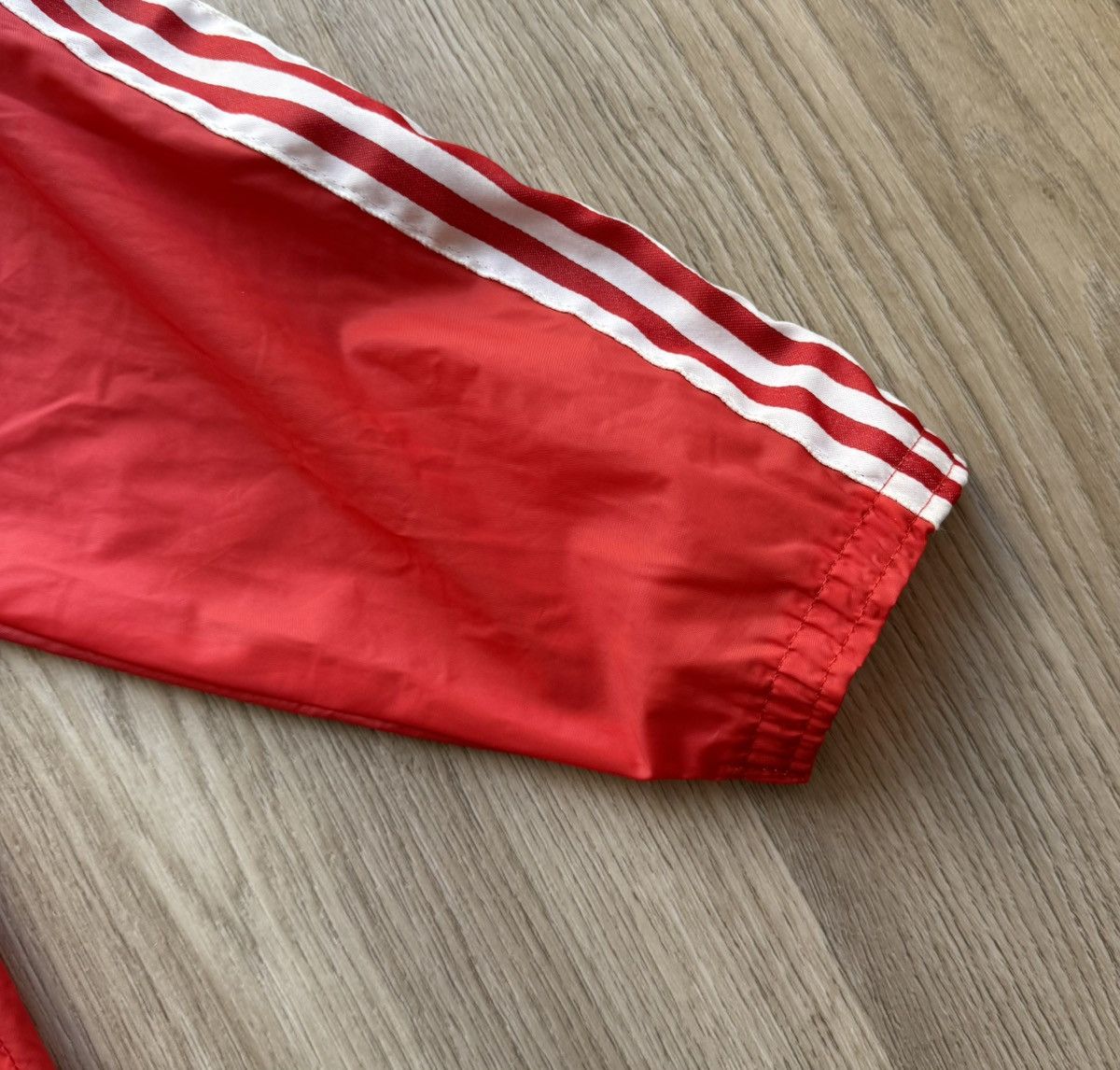 Adidas Vintage 70-80s Adidas Ventex Red Windbreaker Track Jacket Size US M / EU 48-50 / 2 - 5 Thumbnail