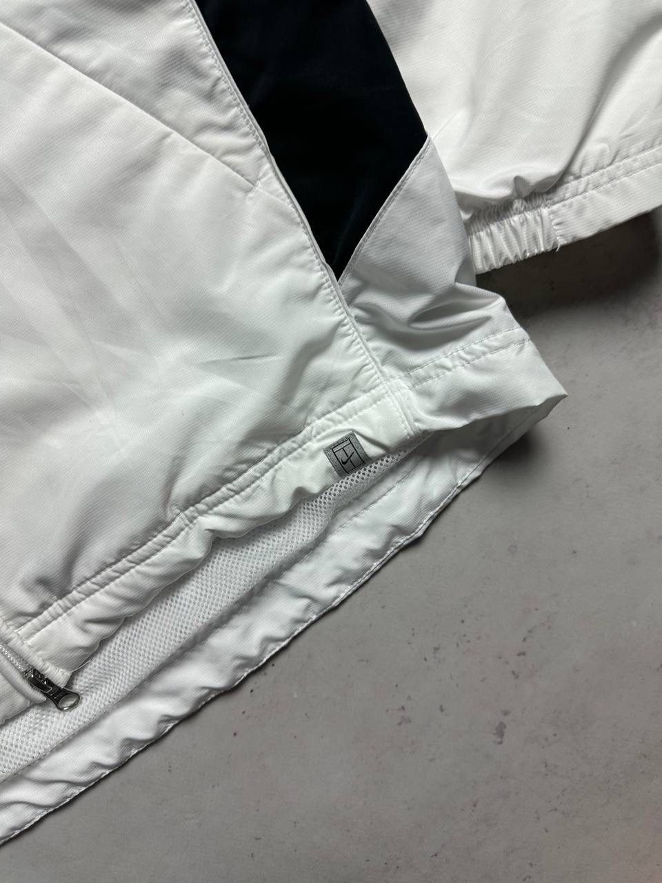 Nike Vintage Nike Swoosh Boxy Nylon Olympic Zip Jacket Y2K M Size US M / EU 48-50 / 2 - 5 Thumbnail