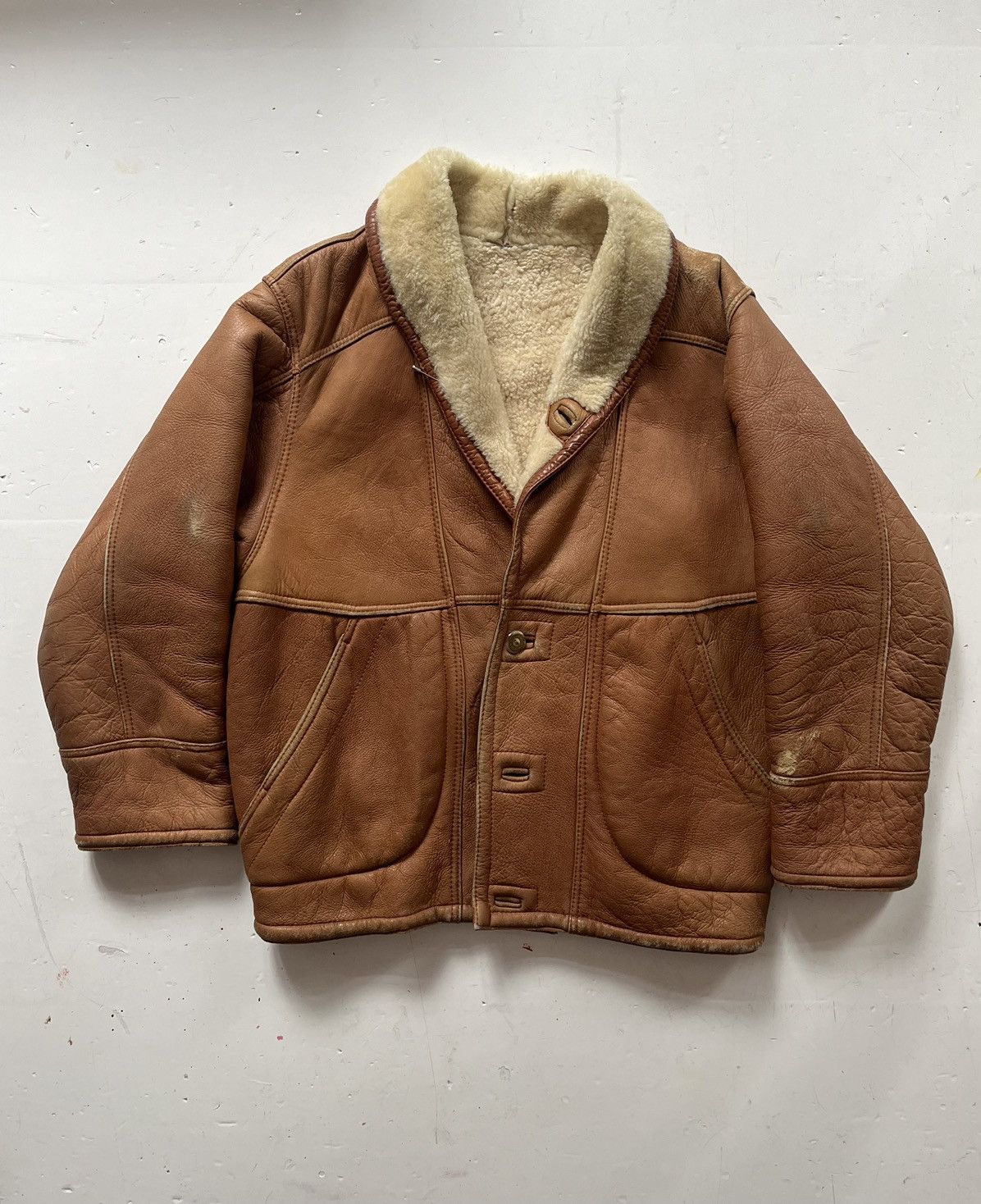 Vintage Vintage United Royal Forces leather flight jacket Size US M / EU 48-50 / 2 - 1 Thumbnail