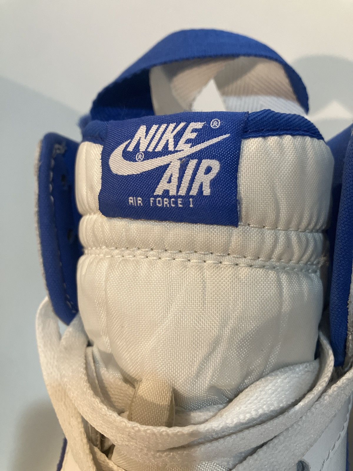 Nike Nike Air Force 1 High - White Game Royal Blue Size US 10 / EU 43 - 6 Thumbnail