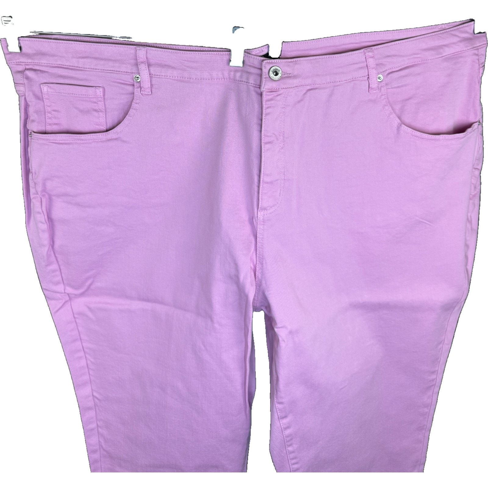 Jason Wu JASON WU Pink Ankle Pants 30WP Stretch Cotton Blend Size 40" / US 18 - 5 Thumbnail