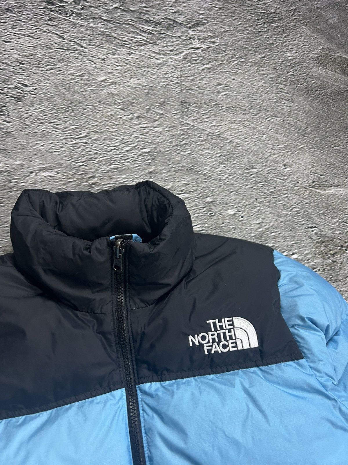 The North Face The North Face nuptse 700 baby blue black down puffer jacket Size S / US 4 / IT 40 - 3 Thumbnail