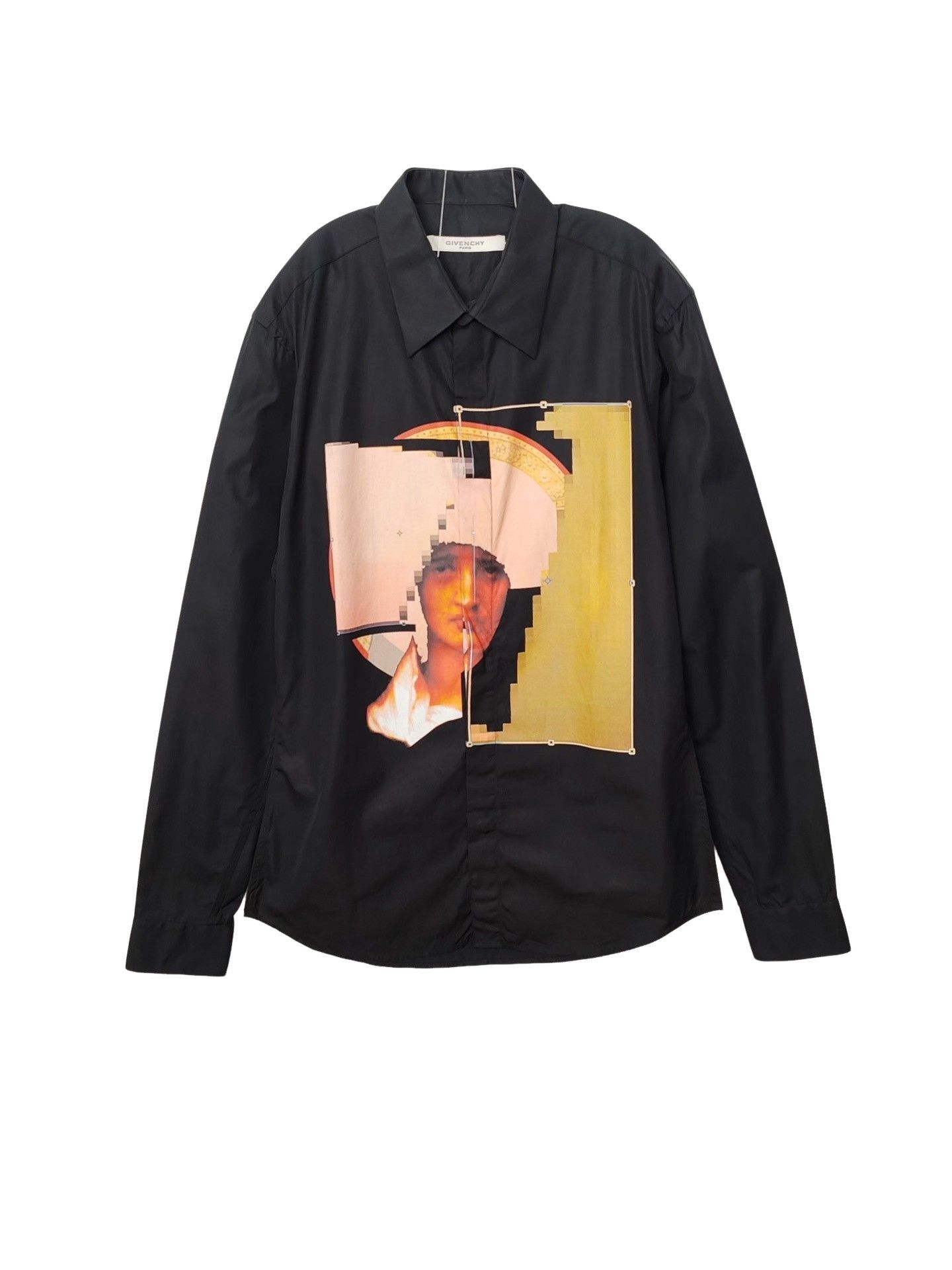 Givenchy Givenchy Graphic Pixel Print Shirt Size M Size US M / EU 48-50 / 2 - 1 Thumbnail