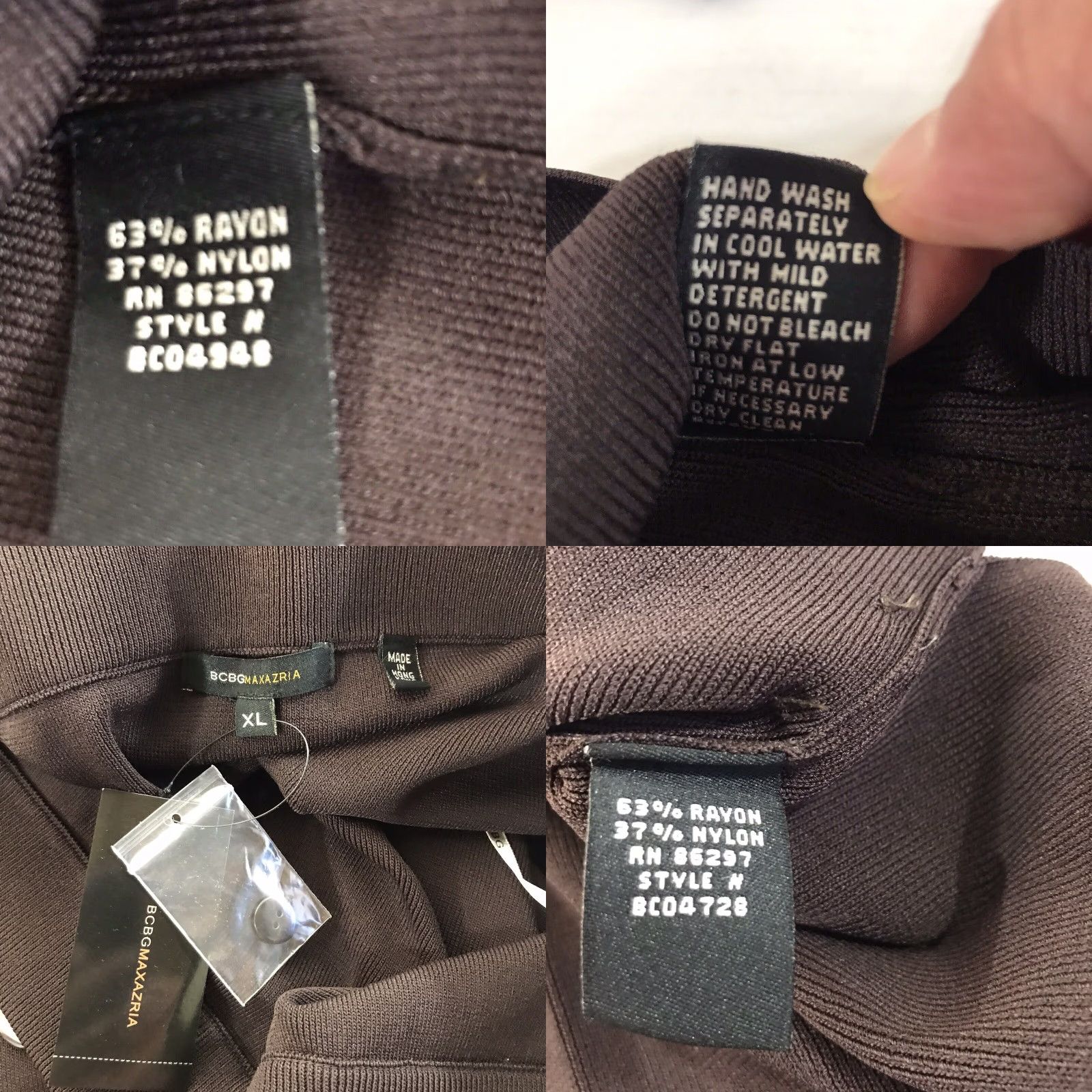 Bcbgmaxazria VINTAGE BCBGMAXAZRIA Women's Business Suit 2 Piece XL Brown Pink Long Sleeve Fall Casual Workwear Size XL / US 12-14 / IT 48-50 - 8 Thumbnail