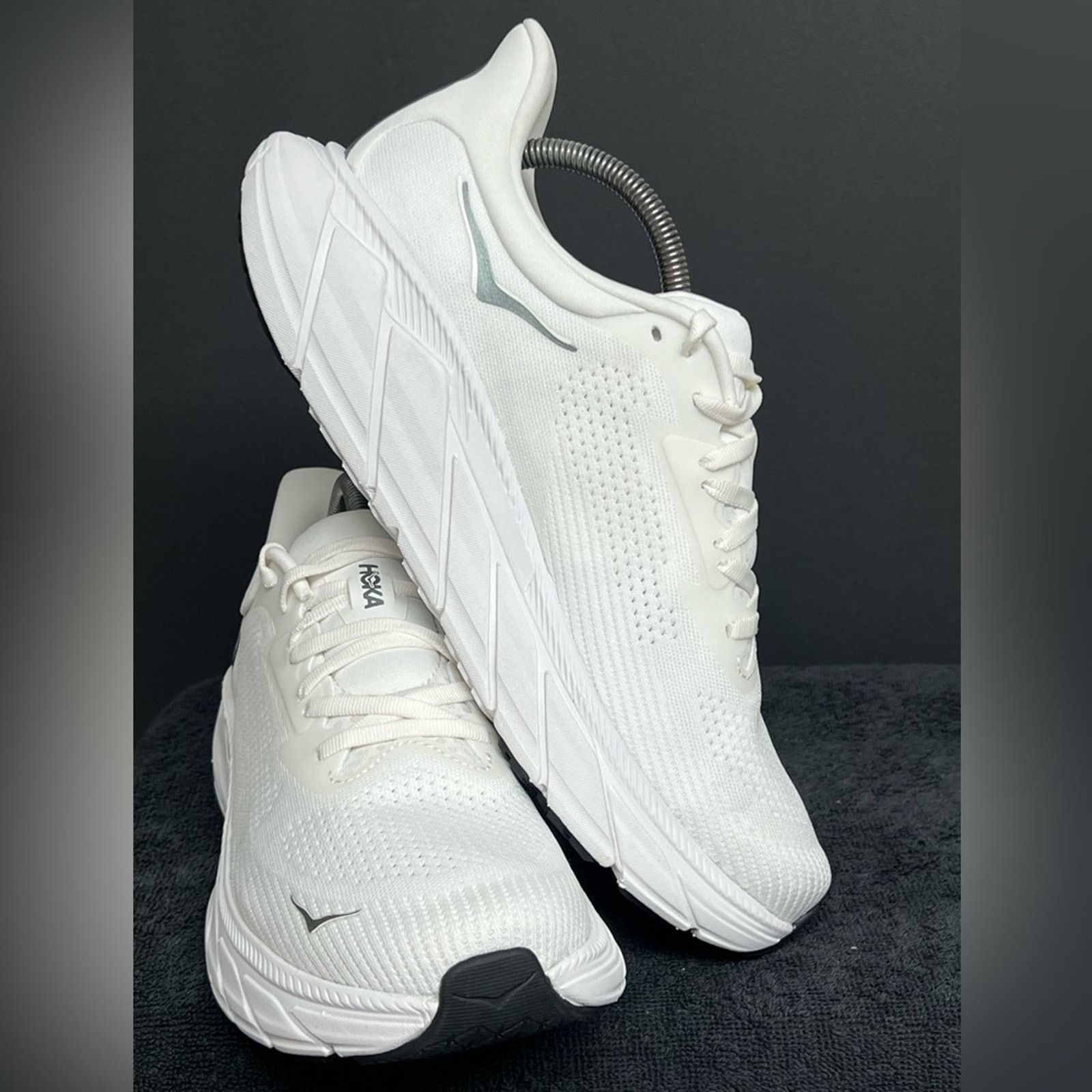 Hoka Hoka One One Arahi 7 Mens Blanc de Blanc Shoes 9.5 D NWOB Size US 9.5 / EU 42-43 - 3 Thumbnail