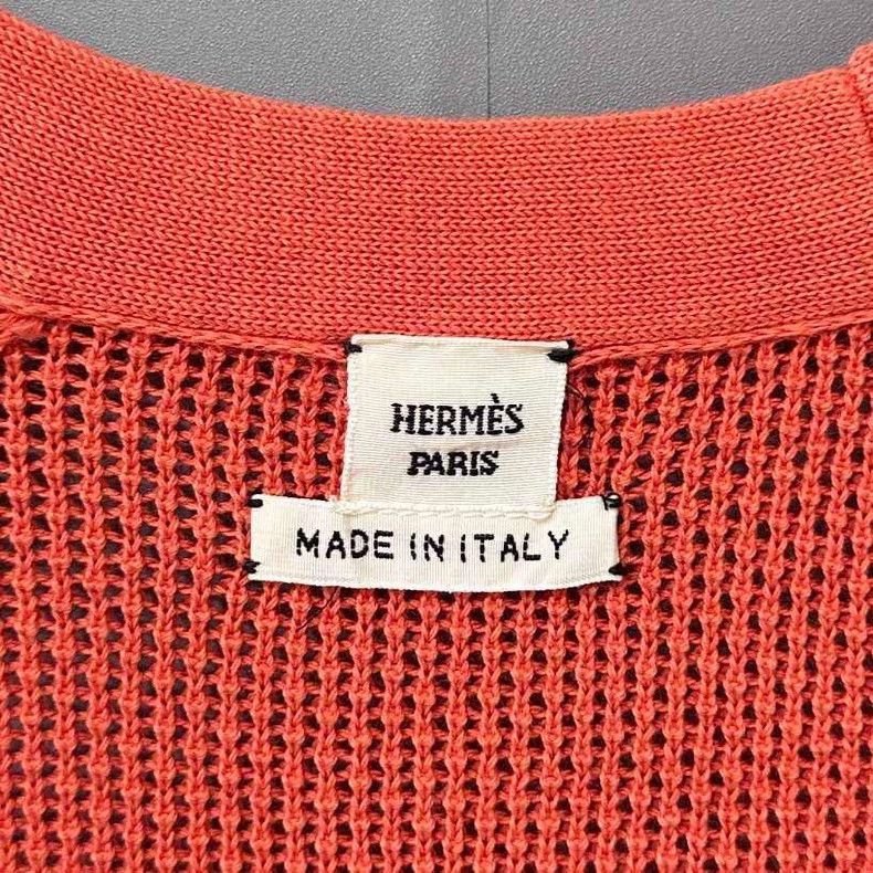 Hermes Short Sleeve Knit Cardigan by HERMES-2506 Size S / US 4 / IT 40 - 4 Thumbnail