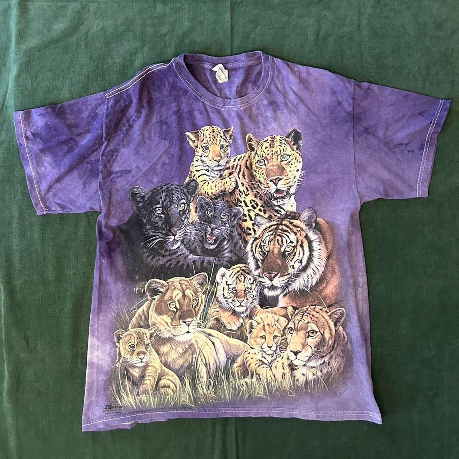 Gildan Vintage tie dye tiger tee Size US L / EU 52-54 / 3 - 1 Thumbnail