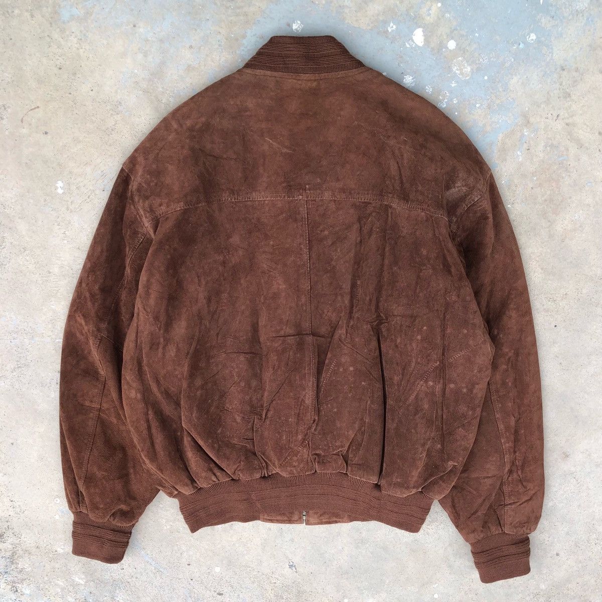 Beverly Hills Polo Club Vintage Beverly Hills Polo Club Suede Leather Bomber Jacket Size US L / EU 52-54 / 3 - 3 Thumbnail
