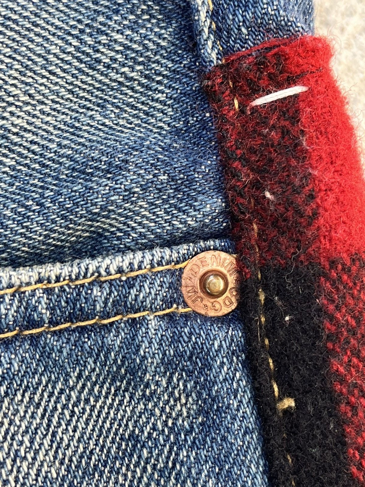 Comme des Garcons × Junya Watanabe AD FW 2013 Patchwork Denim Size US 34 / EU 50 - 4 Thumbnail