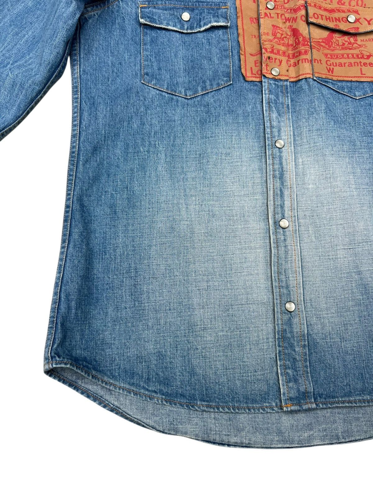 Doublet Doublet Japan Fade Denim Western Shirt Size US S / EU 44-46 / 1 - 5 Thumbnail