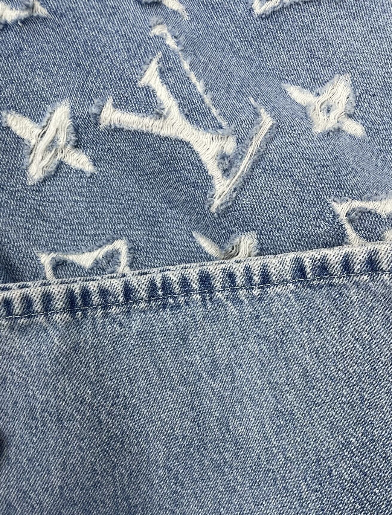Louis Vuitton Louis Vuitton 30 Skate Denim Jeans Blue Monogram Size US 30 / EU 46 - 4 Thumbnail