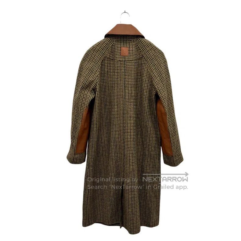 Loewe LOEWE Houndstooth Color Block Wool Coat Jacket Size XXS / US 00 / IT 34 - 2 Thumbnail