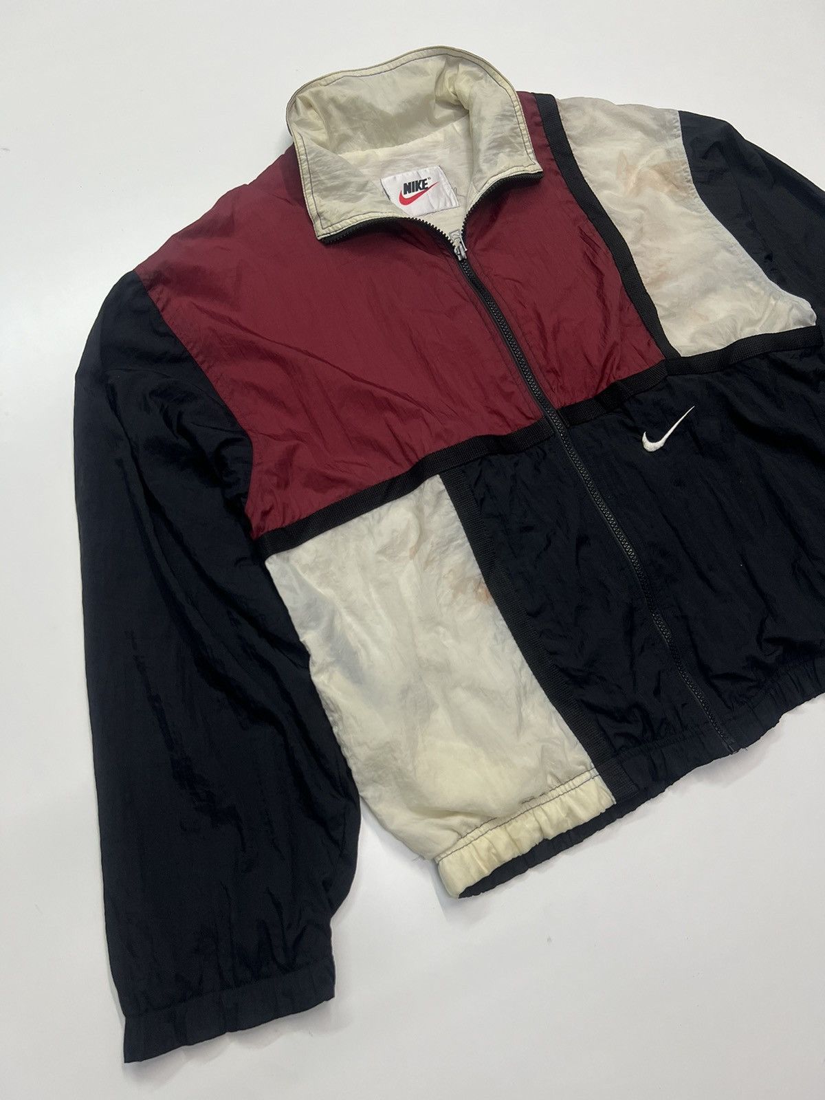 Nike VINTAGE NIKE SWOOSH BIG LOGO WINDBREAKER Size US L / EU 52-54 / 3 - 3 Thumbnail