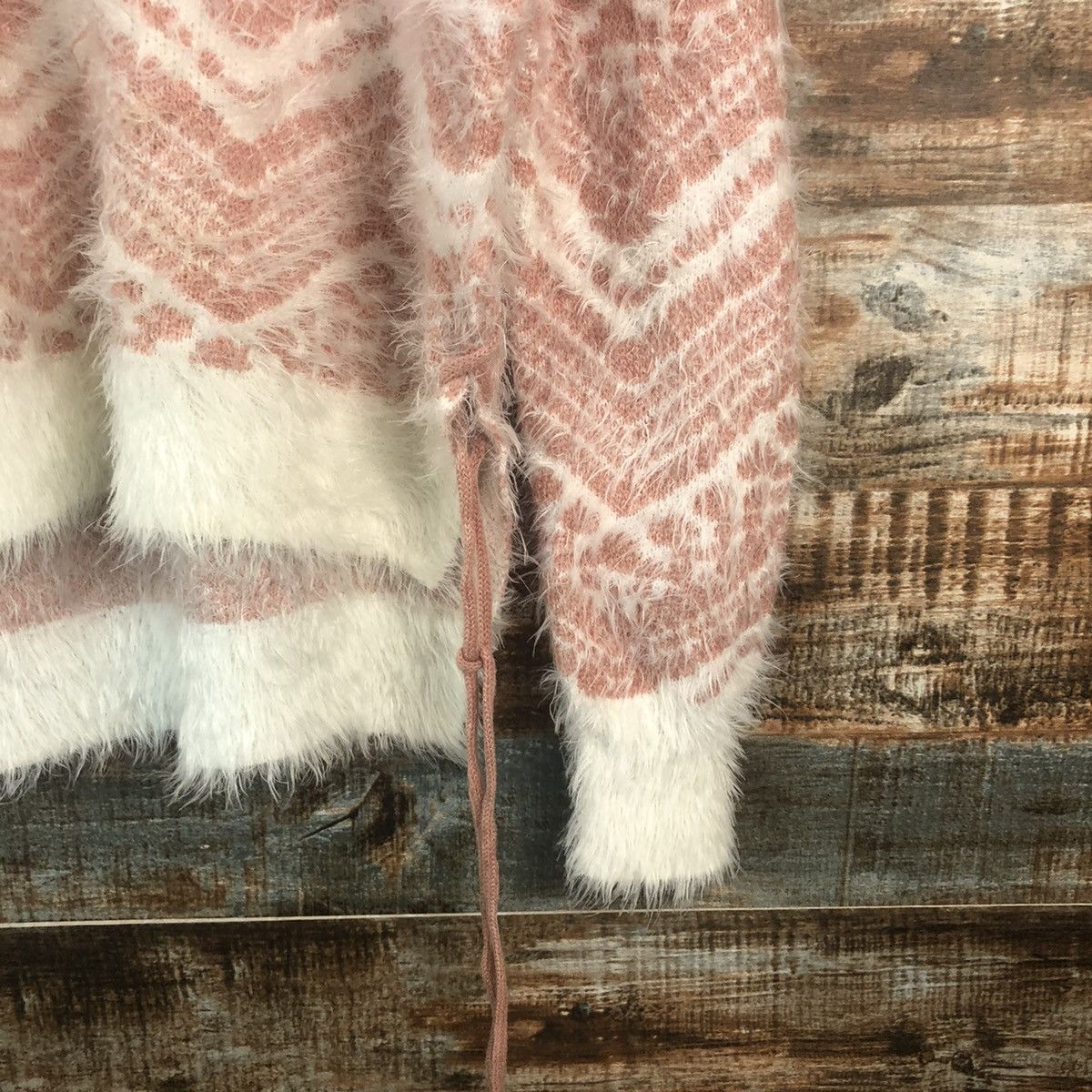 Homespun Knitwear Mar Blee Pink fur mohair Knitwear #A2281 Size M / US 6-8 / IT 42-44 - 8 Thumbnail