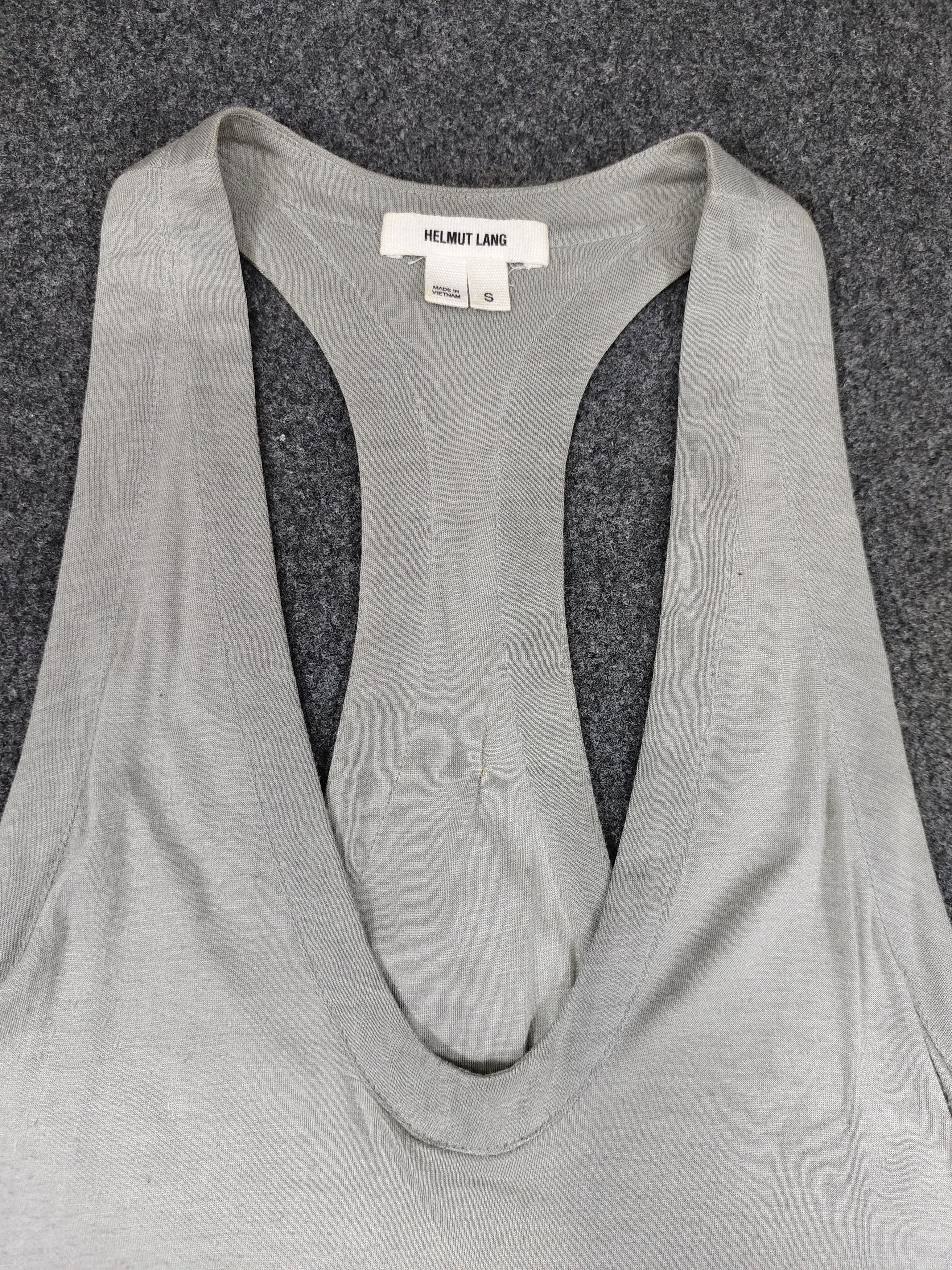 Helmut Lang Helmut Lang🔥Racerback Draped Tank Dress Minimalist Dress Size S / US 4 / IT 40 - 8 Thumbnail