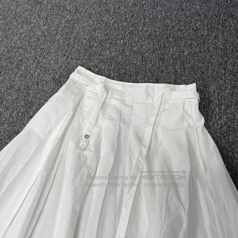 Loro Piana Loro Piana White Midi Skirt Size 27" / US 4 / IT 40 - 3 Thumbnail