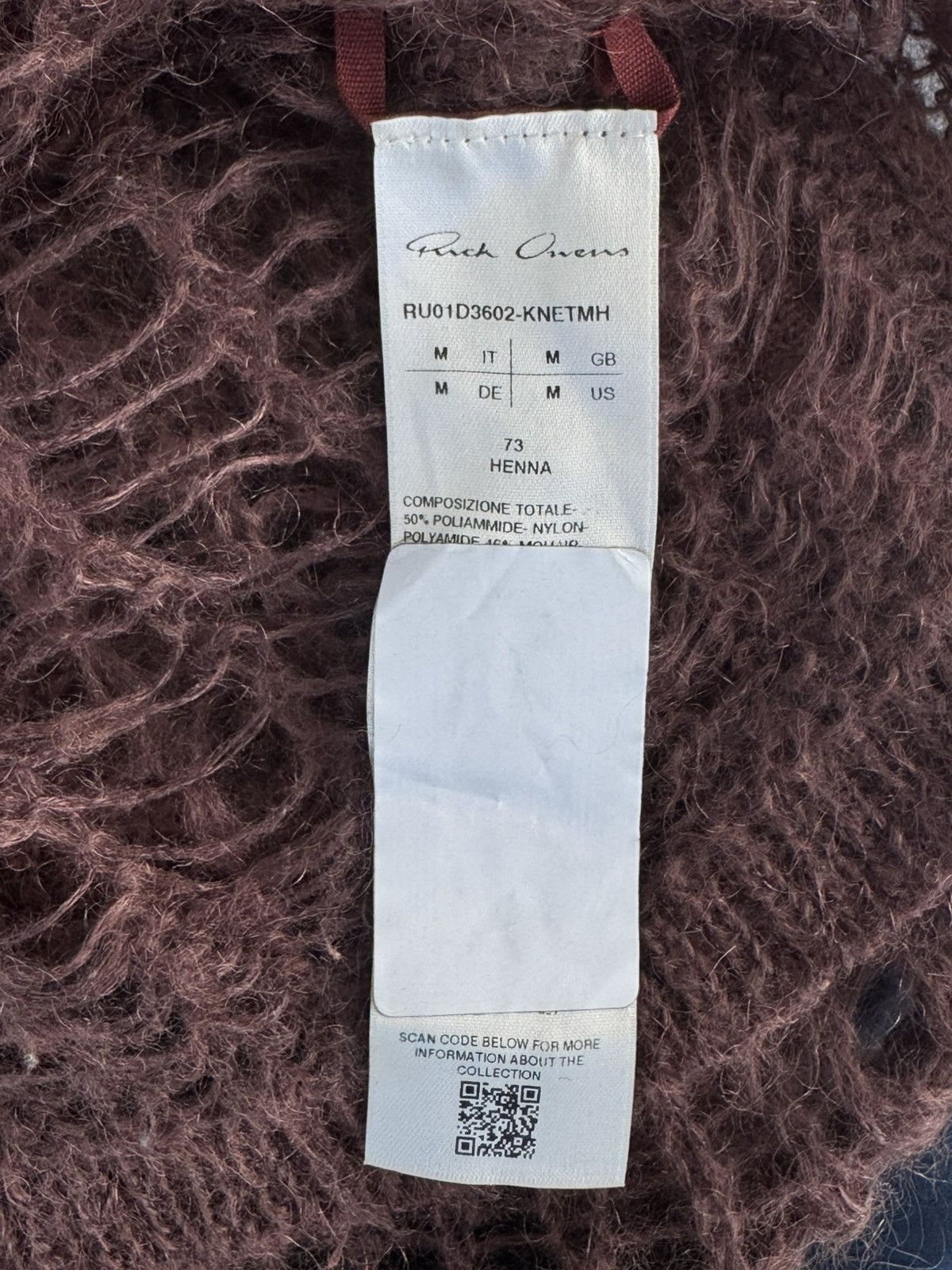 Rick Owens F/W 2023 “Spiderweb” Sweater Size US S / EU 44-46 / 1 - 4 Thumbnail
