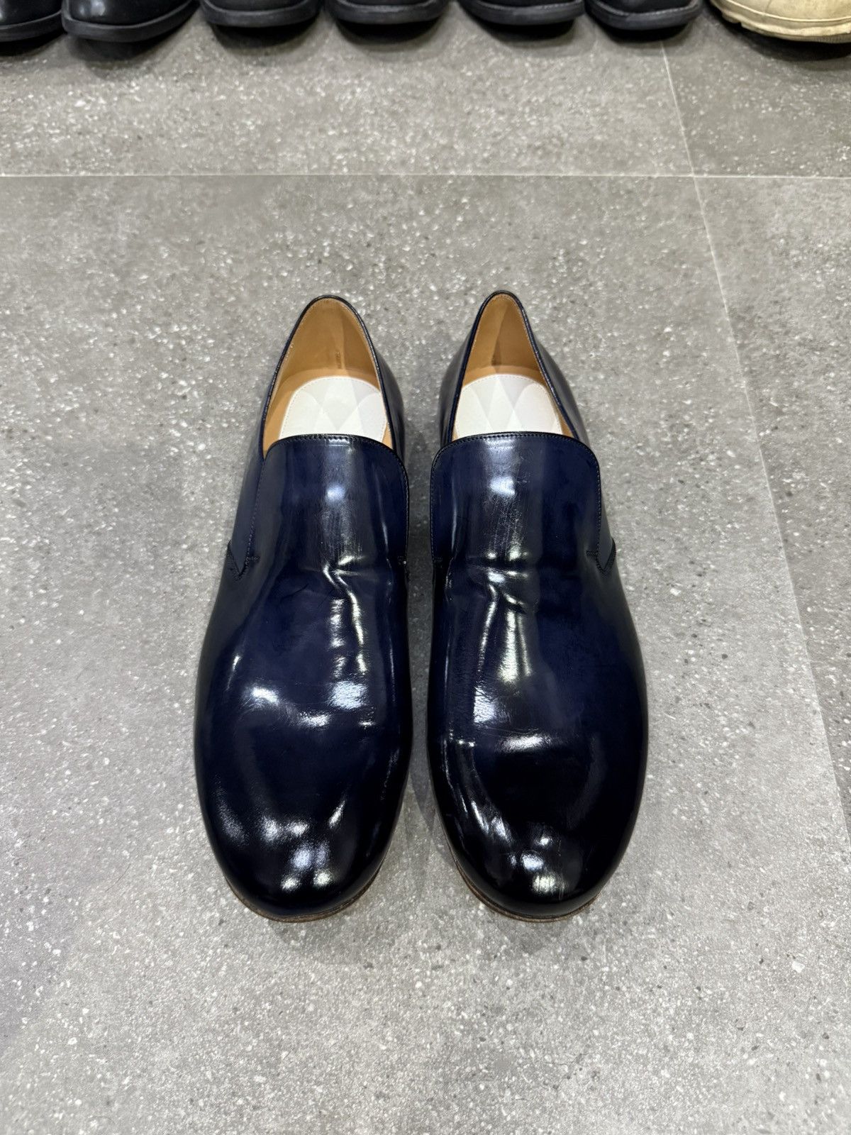 Maison Margiela Maison Margiela Blue Leather Slip On Size US 10 / IT 40 - 11 Thumbnail