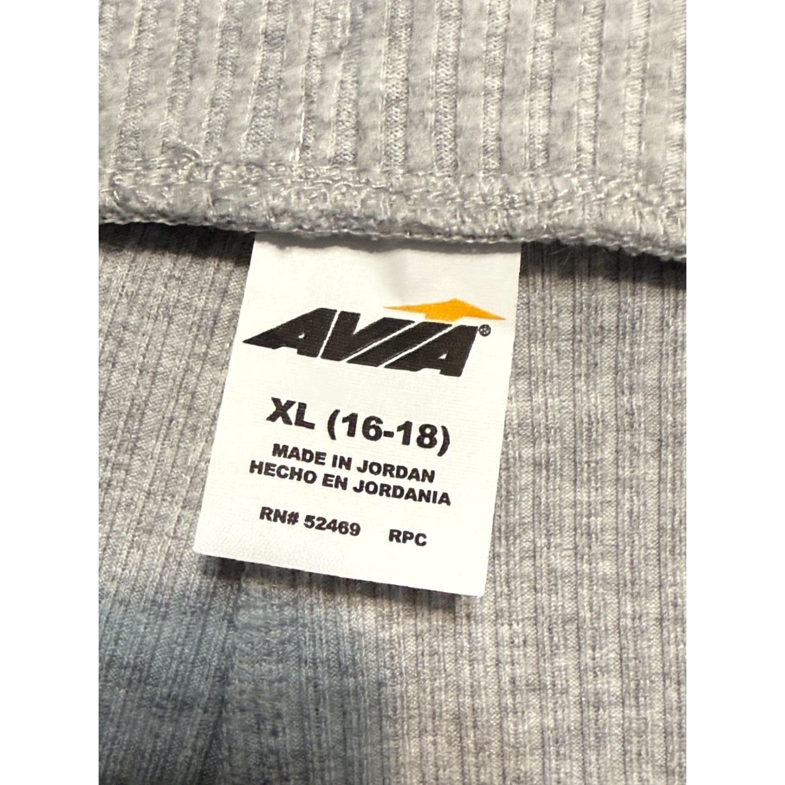 Avia AVIA Pants Women's XL Gray Sweatpants Tie Waist Casual Size 40" / US 18 - 3 Thumbnail