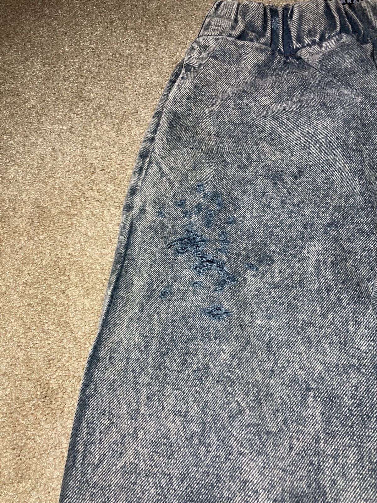 Liberal Youth Ministry SS21 New Liberal Youth Ministry Pants Destroyed Jeans Small Size US 30 / EU 46 - 3 Thumbnail