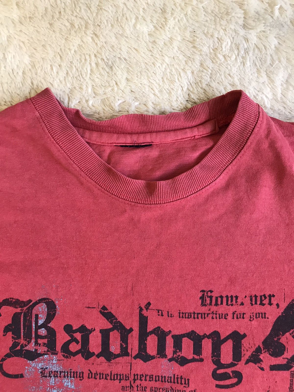 Japanese Brand Bad Boy California Poem T-Shirt Size US L / EU 52-54 / 3 - 4 Thumbnail