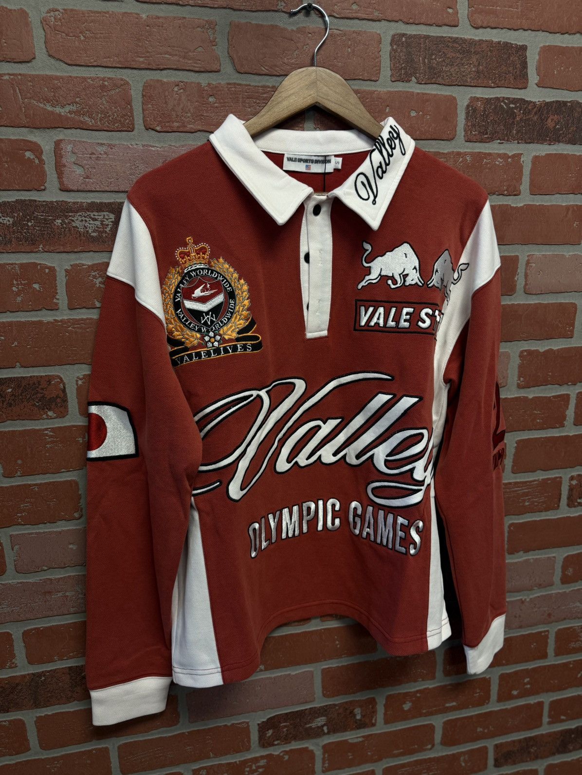 Vale Valley Olympic Rugby Long Sleeve Shirt Size Small (NEW) Size US S / EU 44-46 / 1 - 2 Thumbnail