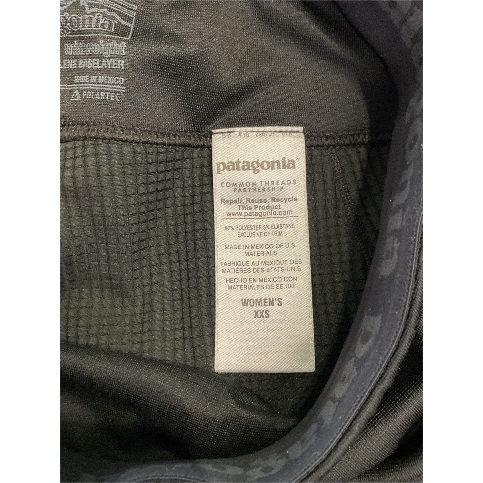 Patagonia Patagonia Capilene Polartec Baselayer Leggings Size 26" / US 2 / IT 38 - 4 Thumbnail