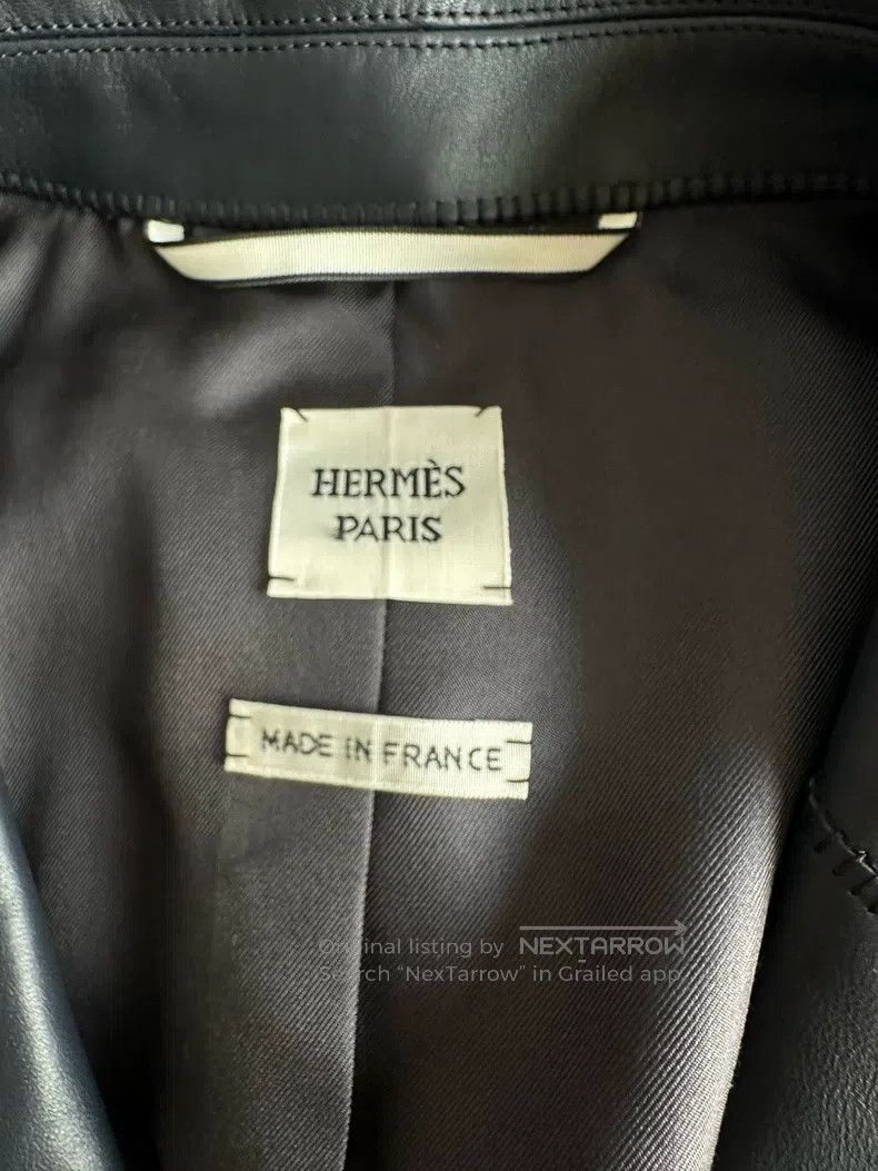 Hermes Hermes 24-Year-Old Mulberry Silk and Sheepskin Patchwork J Size XS / US 0-2 / IT 36-38 - 2 Thumbnail