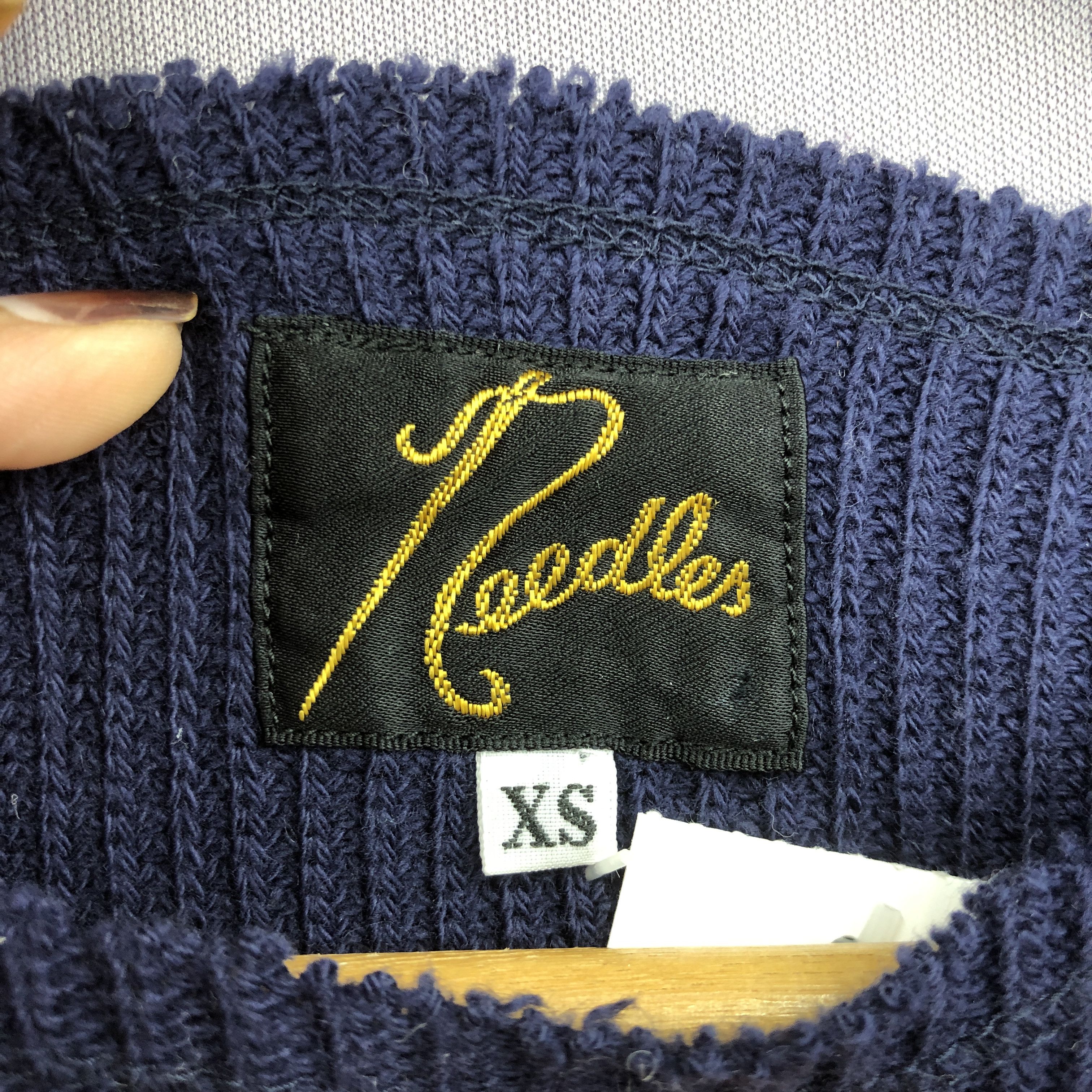 Japanese Brand Vintage Needles Japan Knit Sweater Sweatshirt Jumper Size US XS / EU 42 / 0 - 3 Thumbnail