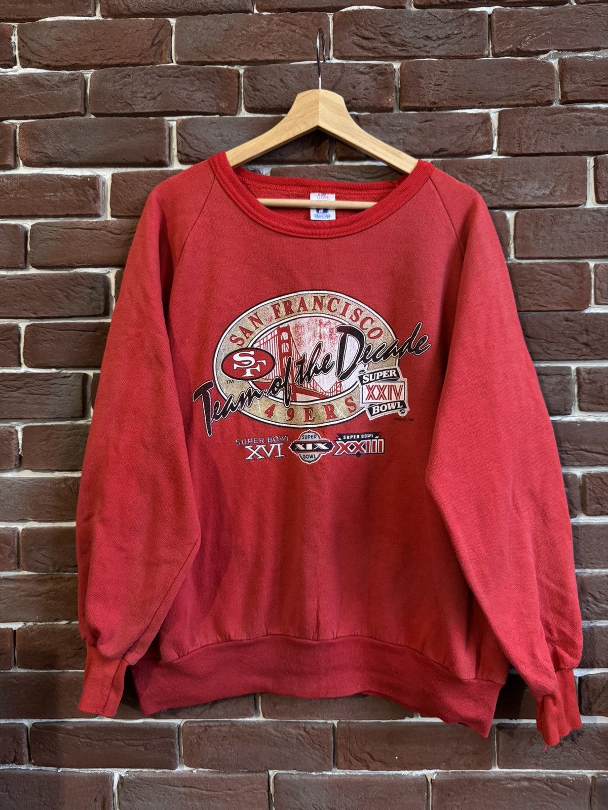 NFL VTG SAN FRANCISCO 49ers 1989 XL SUPER BOWL XXIX SWEATSHIRT Size US XL / EU 56 / 4 - 1 Thumbnail