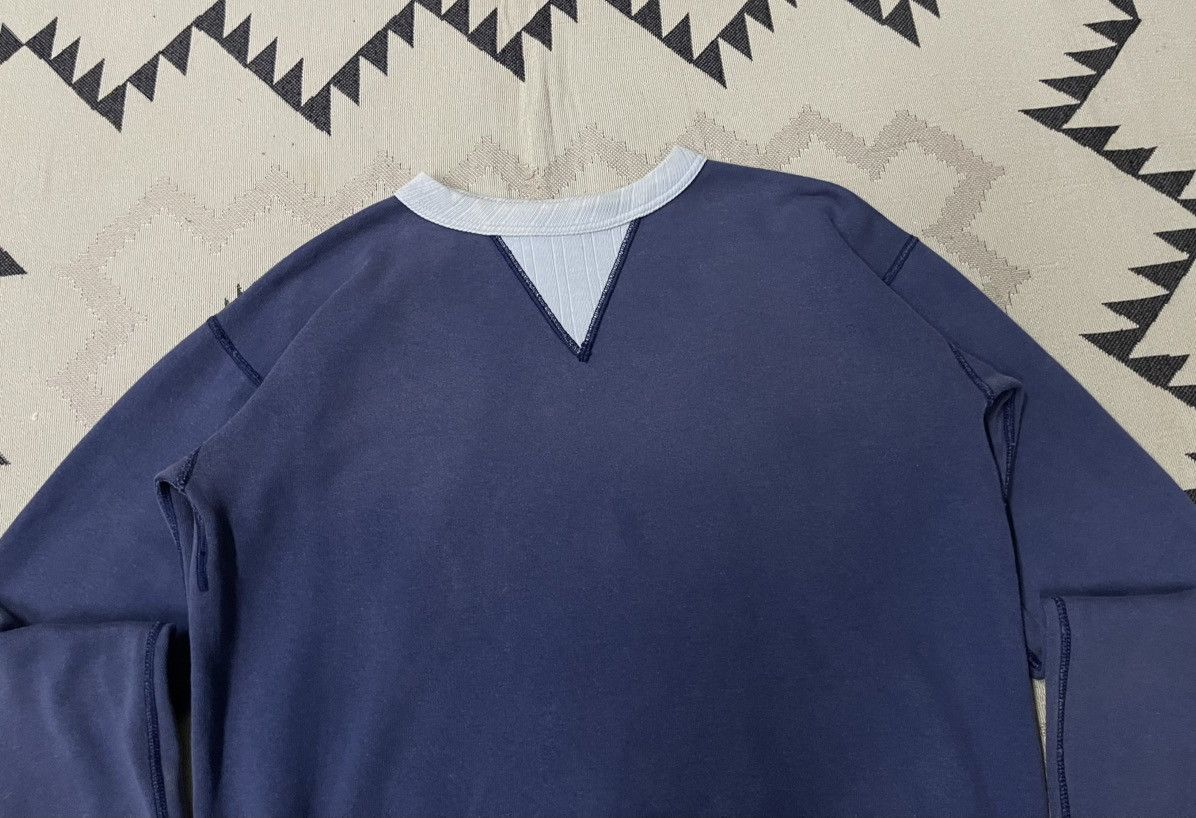 Full Count & Co. 90s FULLCOUNT WINDSHIELD DOUBLE V SUNFADED SWEATSHIRT Size US S / EU 44-46 / 1 - 7 Thumbnail