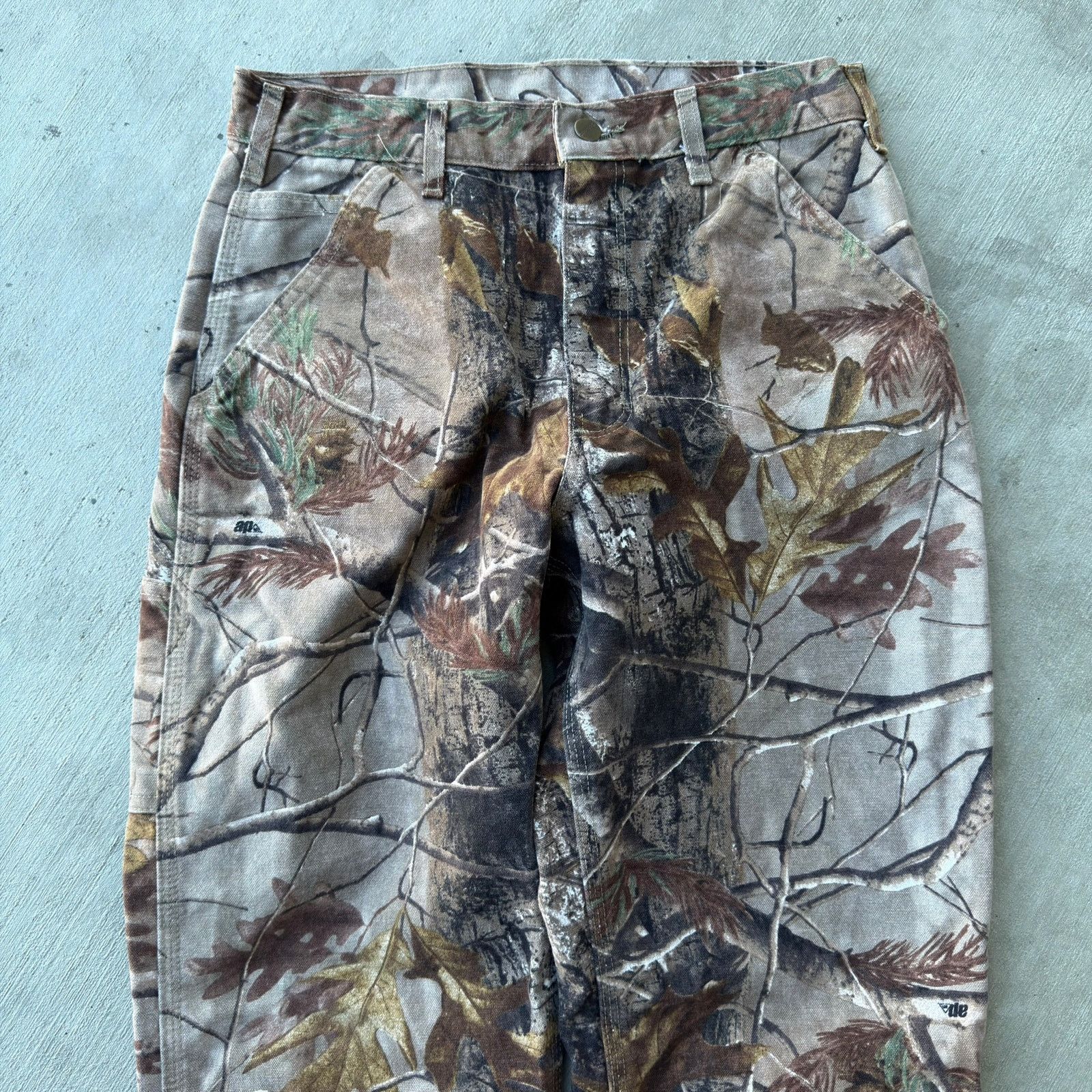 Carhartt × Vintage Carhartt realtree camo work wear carpenter pants Size US 29 - 2 Thumbnail