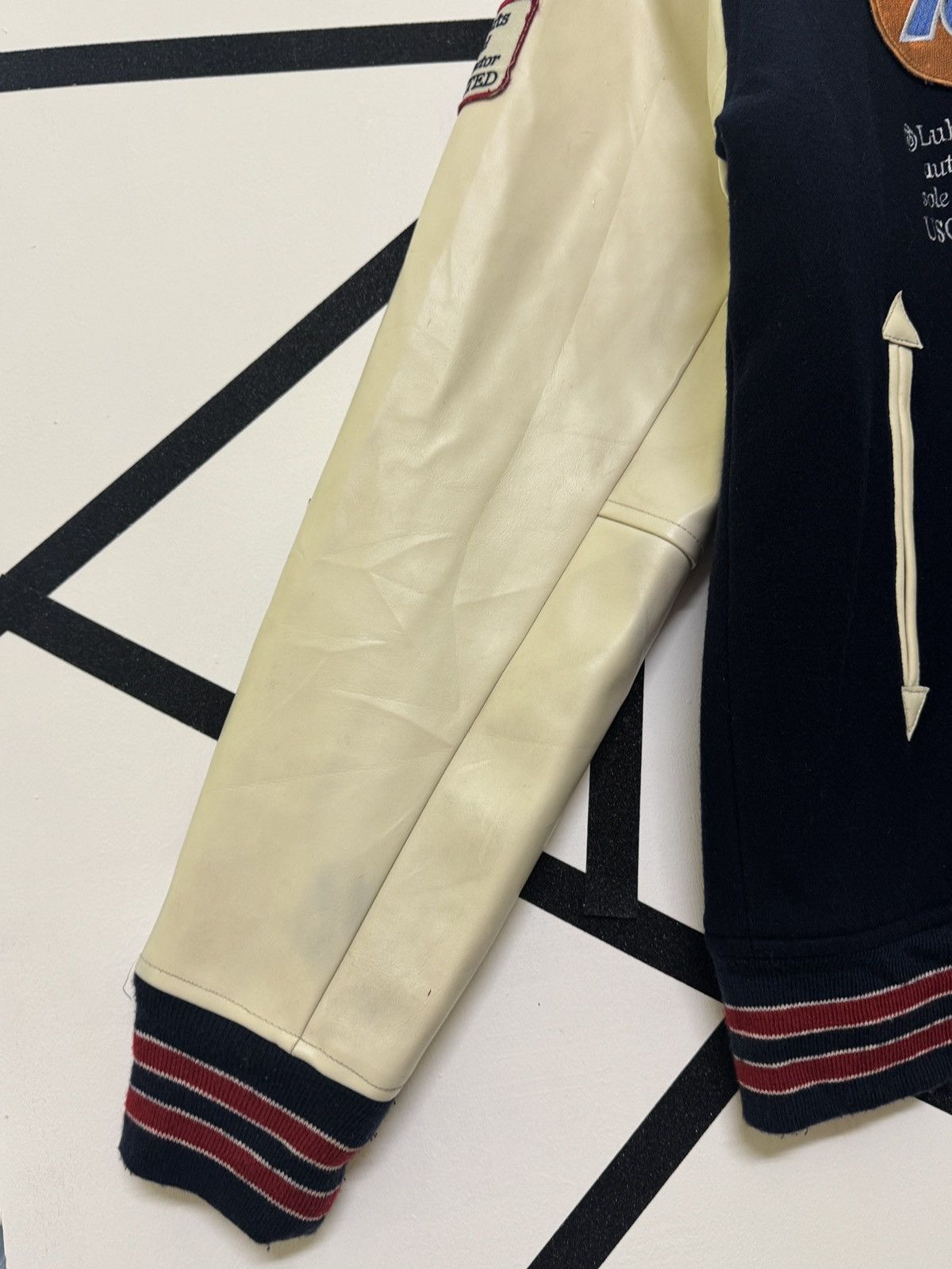 Japanese Brand Vintage 76 Lubricant Sistem Varsity Patches Leather Jackets Size US M / EU 48-50 / 2 - 7 Thumbnail