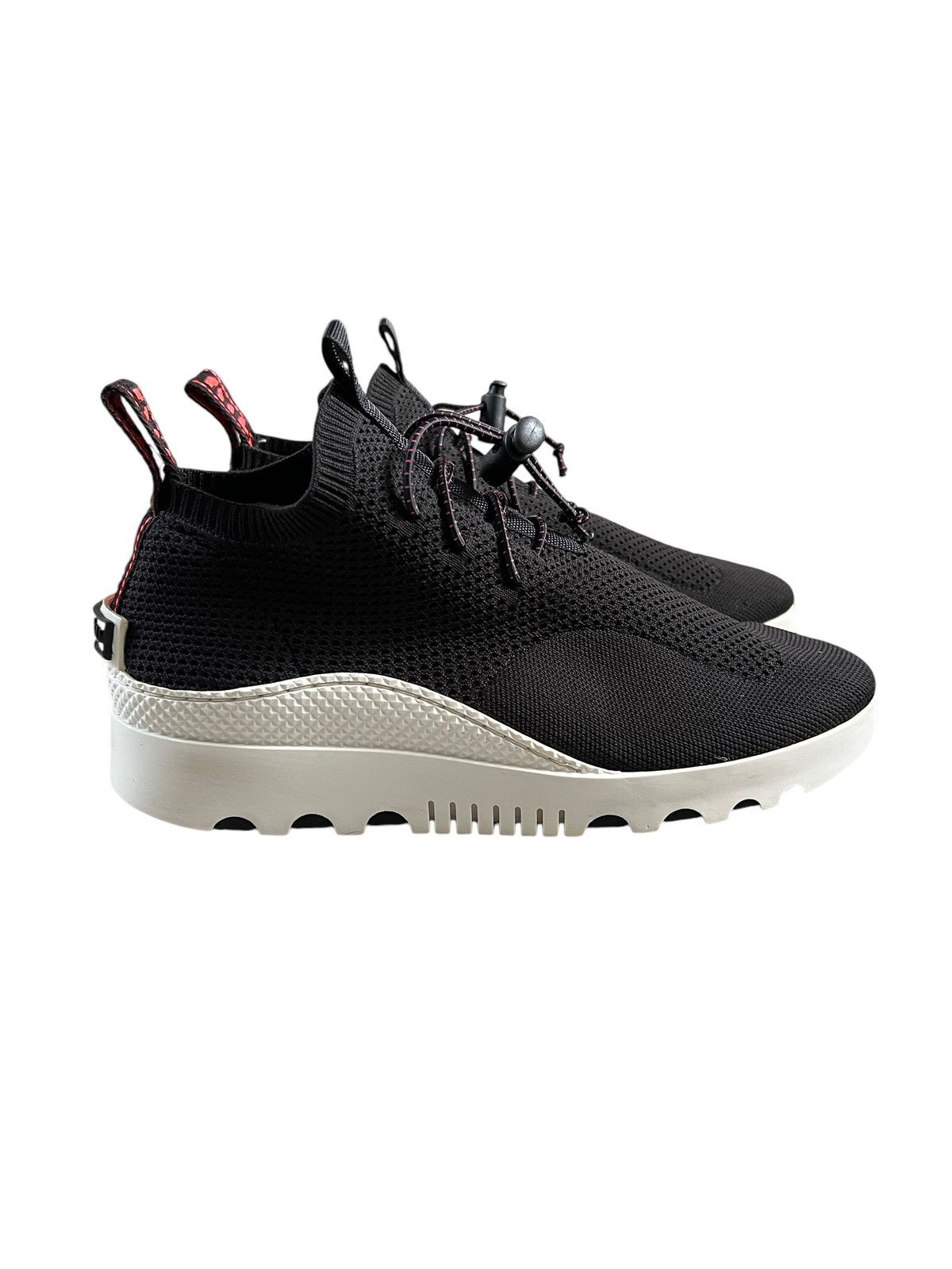 Miu Miu × Prada Miu Miu Black Technical Knit Sneakers Size US 7 / IT 37 - 2 Thumbnail
